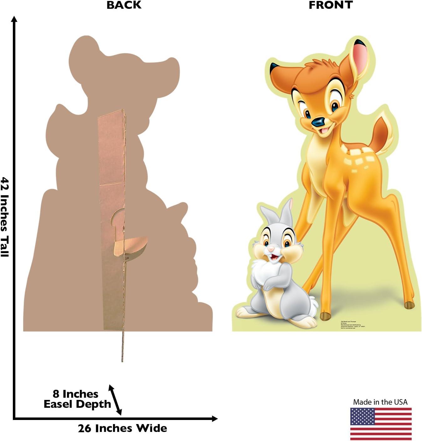 Disney Bambi and Thumper Life-Size Cardboard Standup