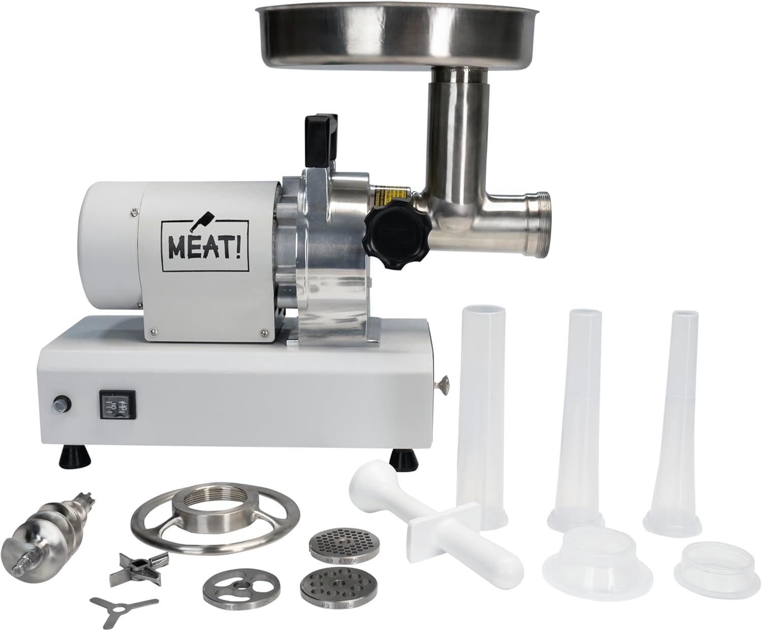 MEAT! #8 Dual Grind Meat Grinder .5 HP