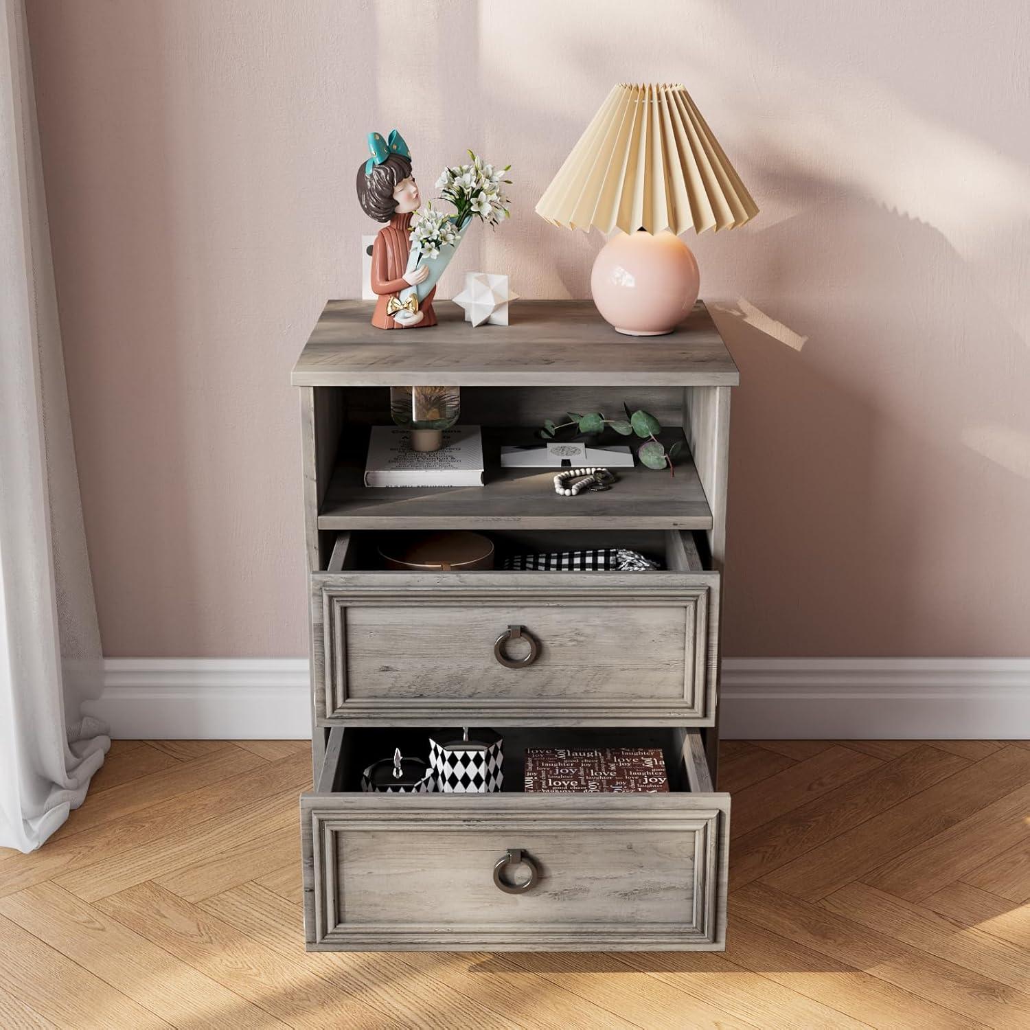 Kashiff 2 - Drawer Nightstand