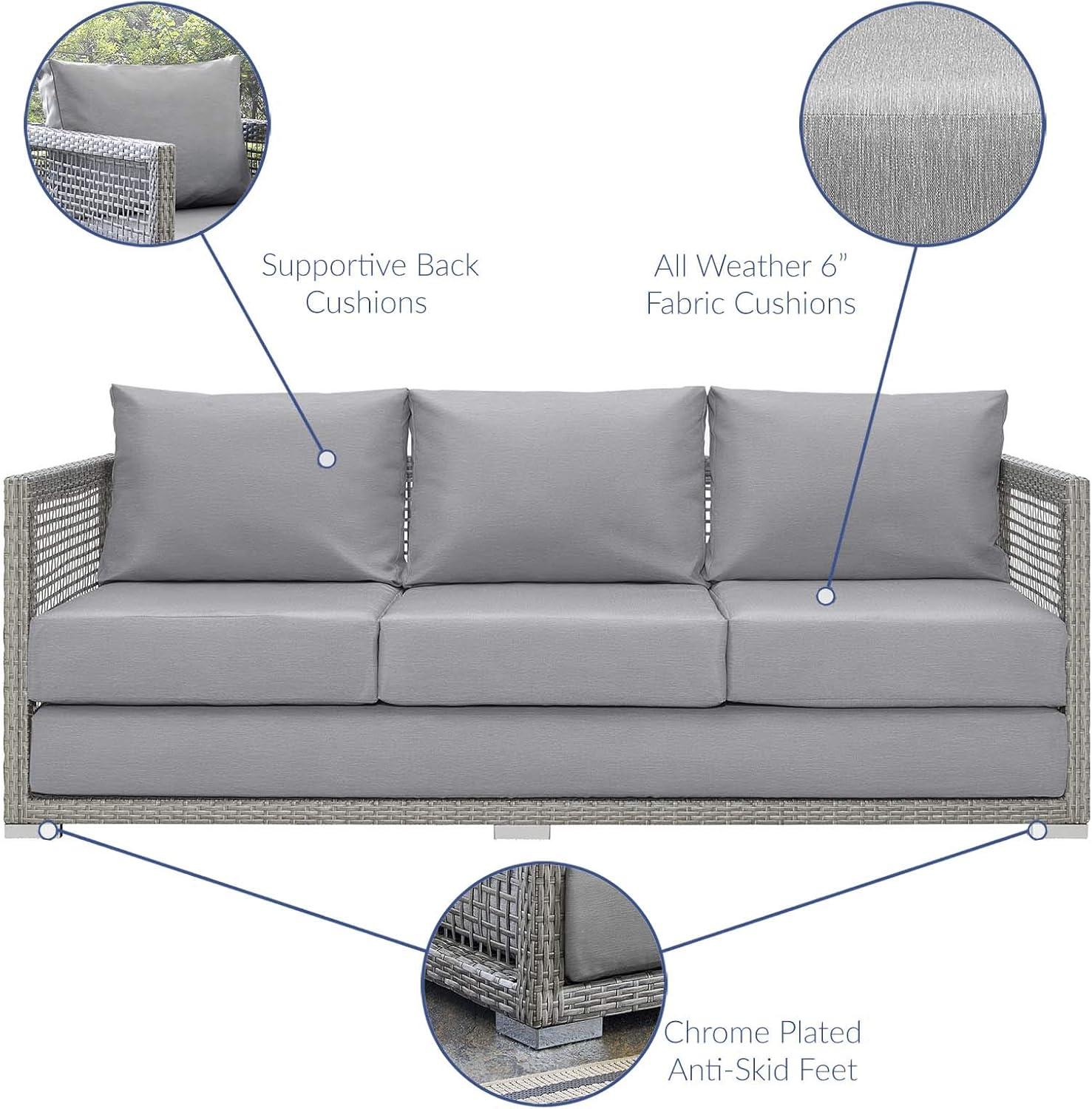 Latitude Run® Aura 7-piece Wicker Rattan Outdoor Patio Set