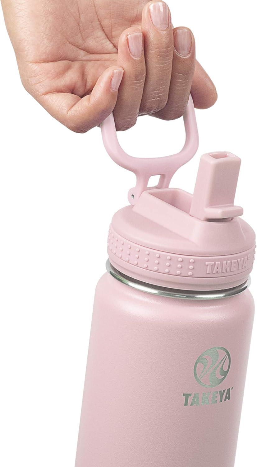 Takeya Actives Insulated Water Bottle With Straw Lid™, 22 Oz, Blush
