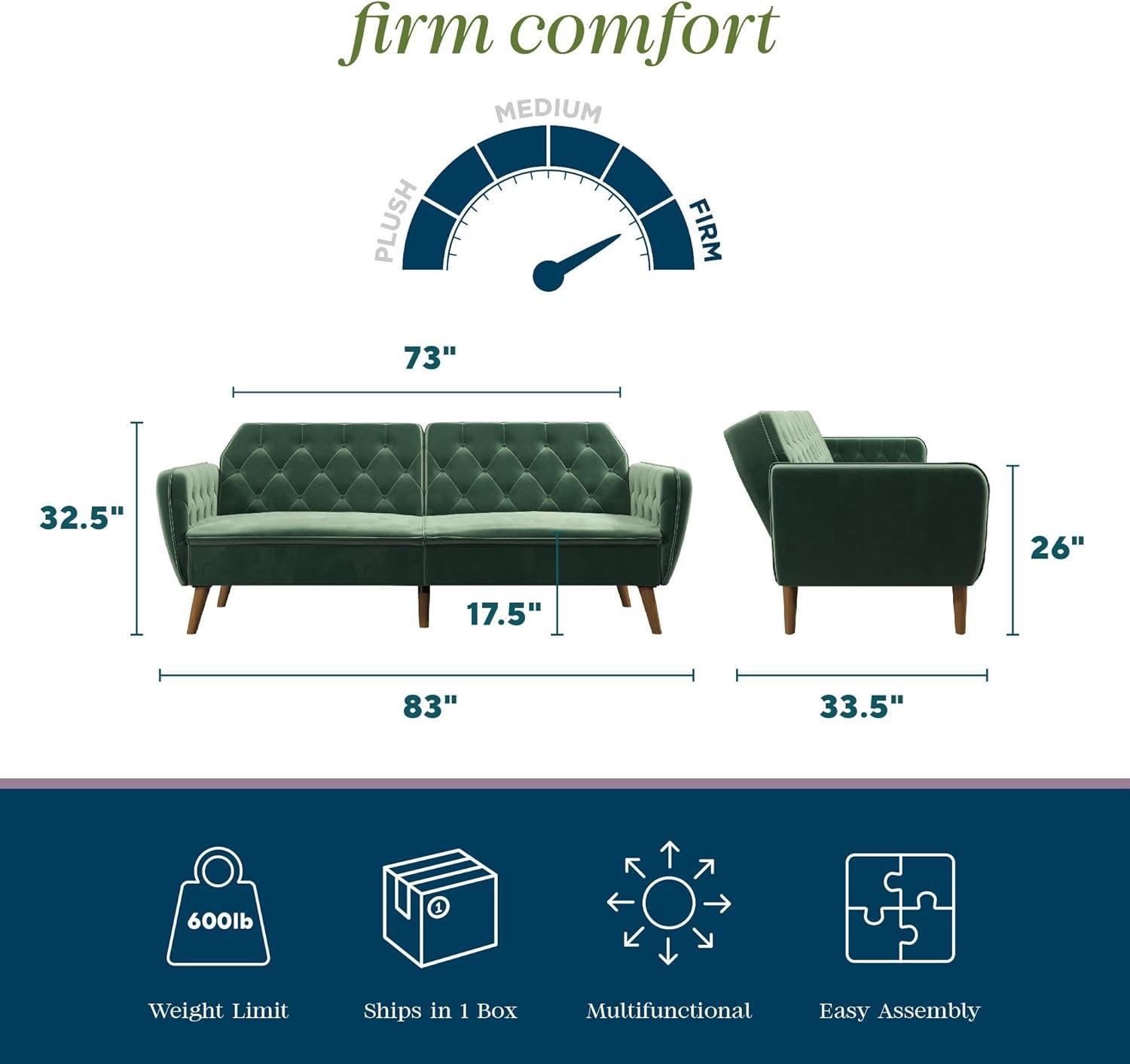 Tallulah Memory Foam Futon