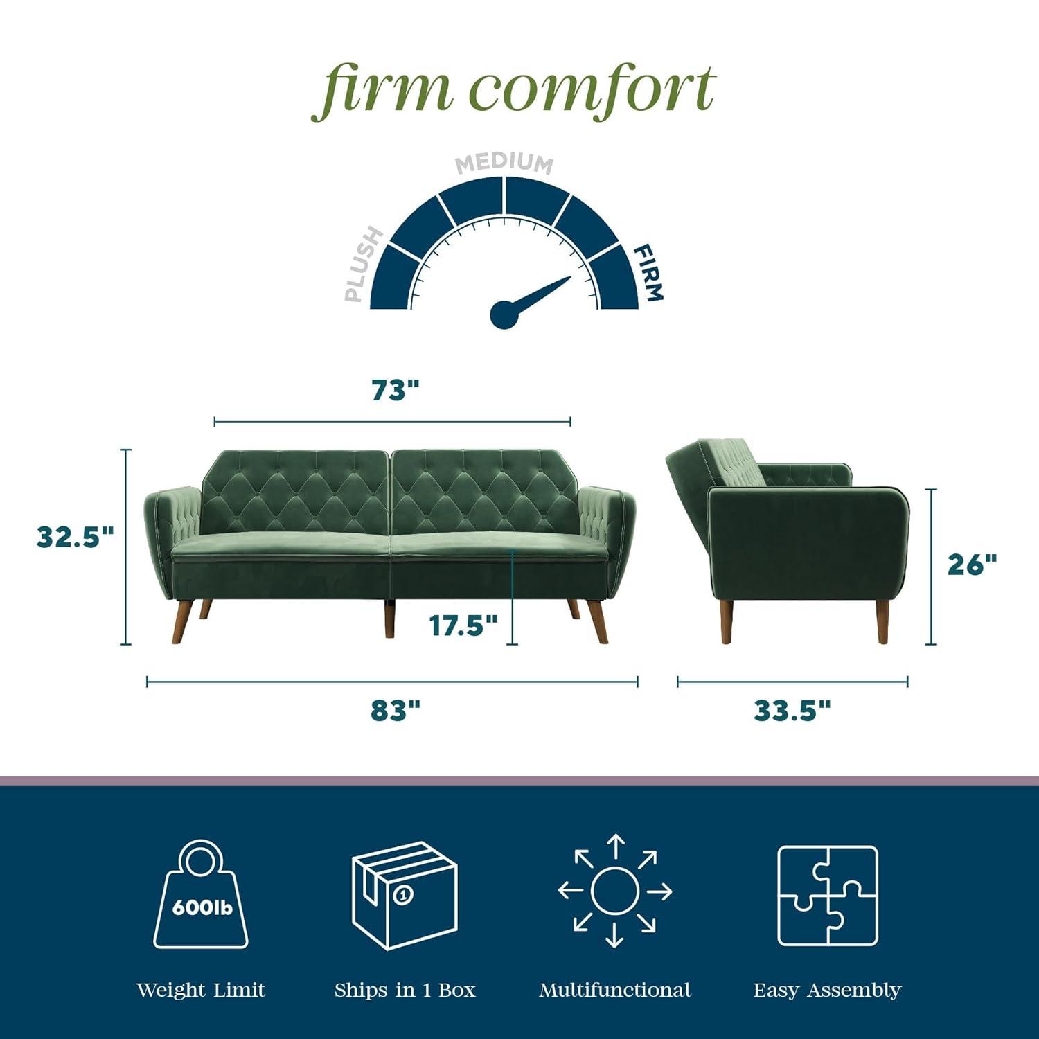 Tallulah Memory Foam Futon