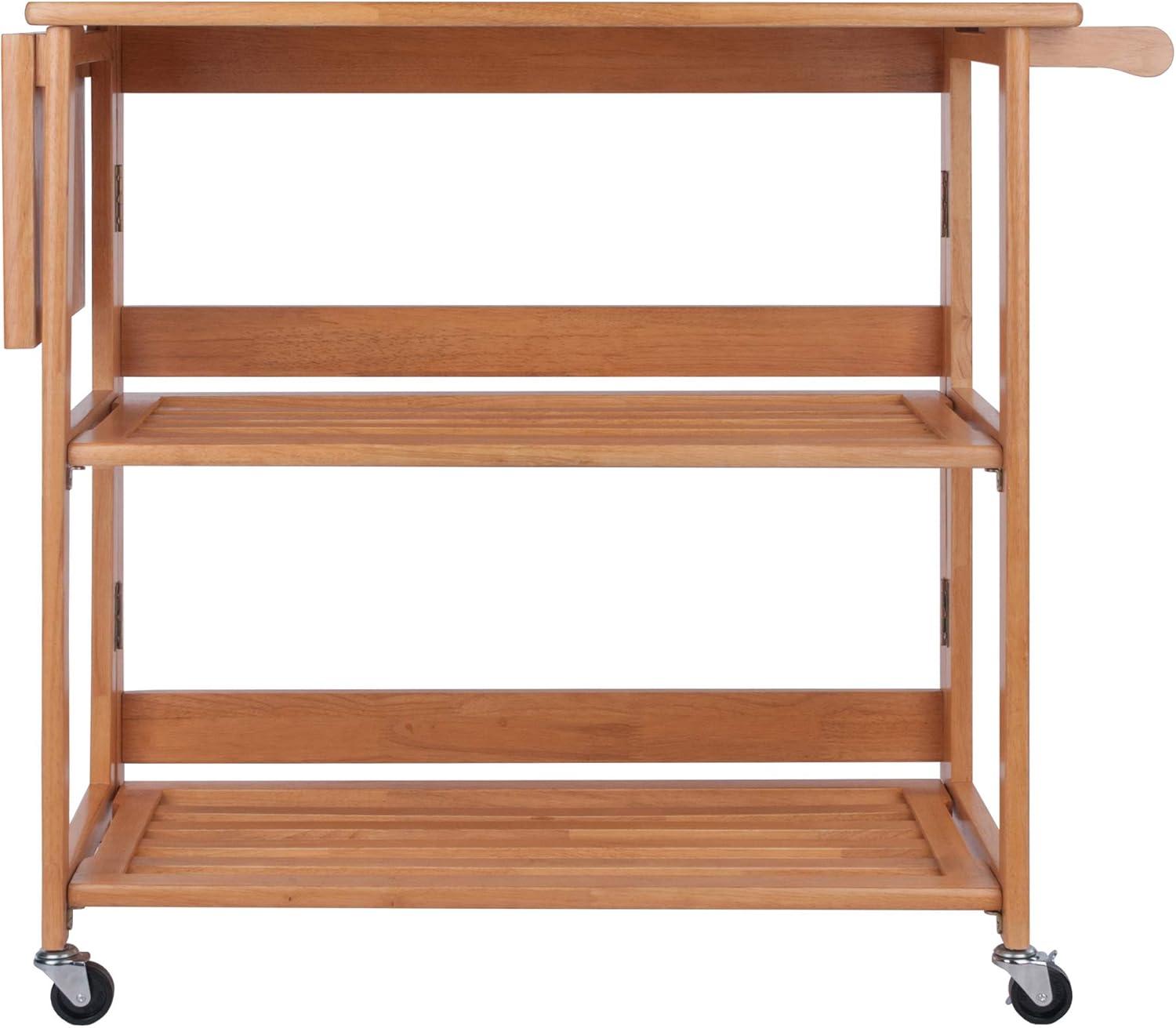 Winsome Radley Kitchen Cart, Light Oak