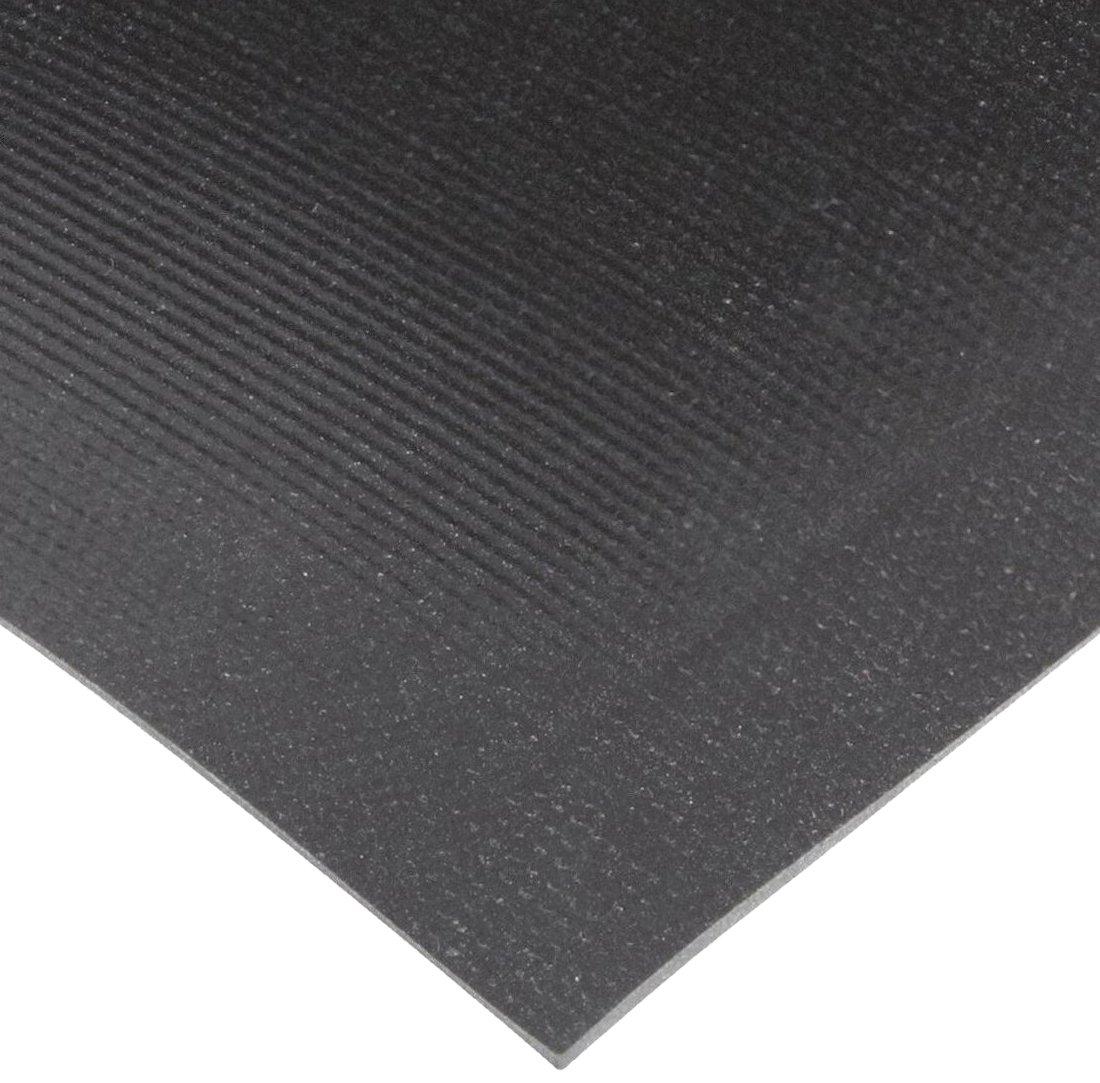 Brush Step® Low-Profile Scraper Entrance Mat, 5/16 in x 3 ft W x 5 ft L, Needle-Punched Yarn, Vinyl Backing, Red/Black