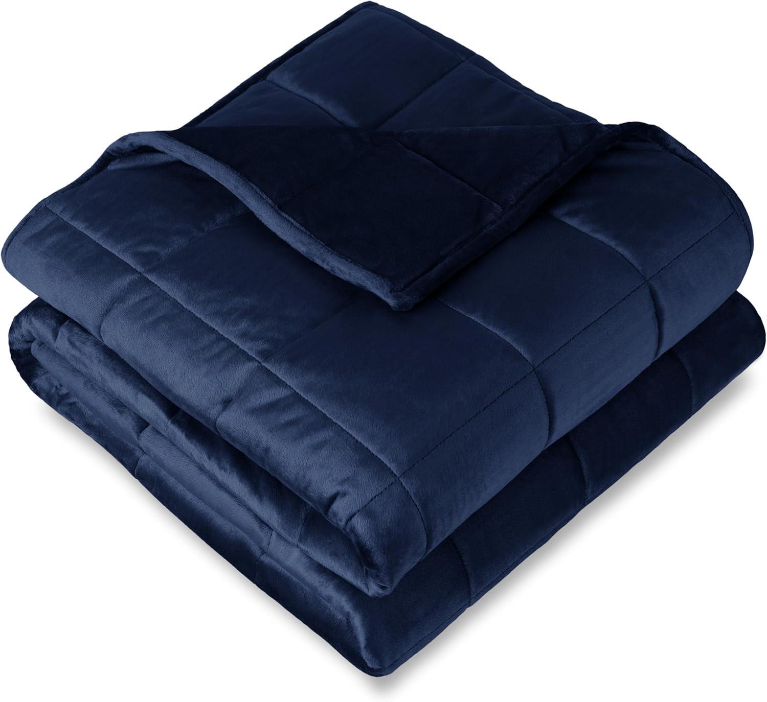 Bare Home Minky Fleece Weighted Blanket