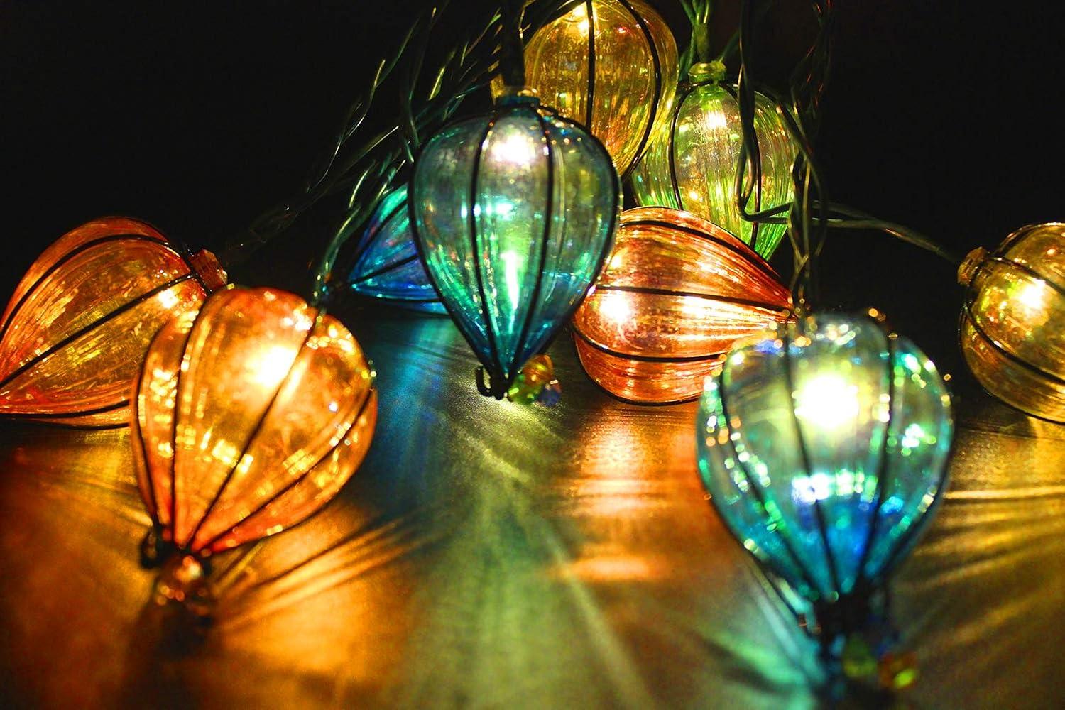 11FT String Lights with 10 Bulbs - Multicolor Backyard Patio Decor Lights - Fairy Lights