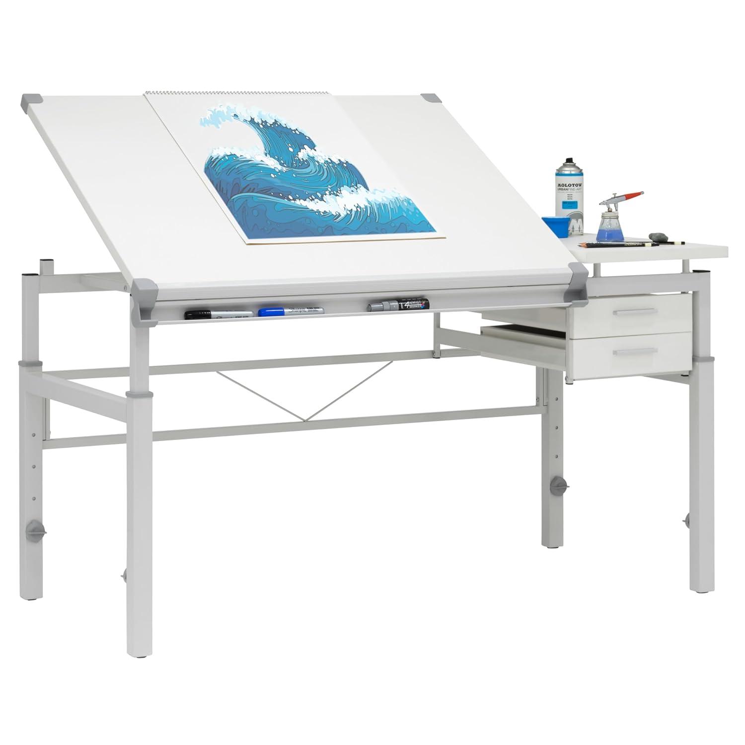 Inbox Zero Cowie Height Adjustable Drafting Table