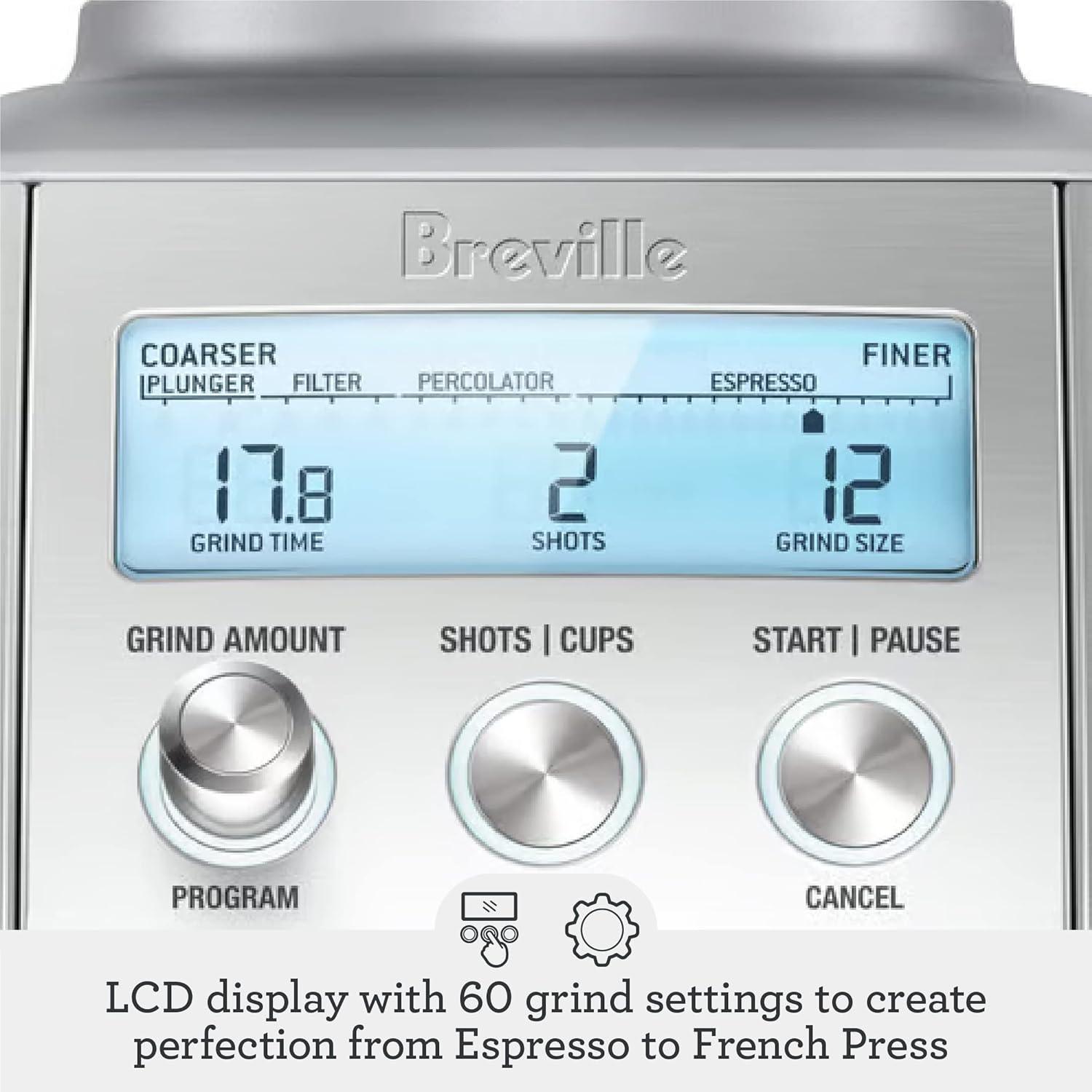 Breville ® Smart Grinder™ Pro Conical Burr Grinder in Stainless Steel