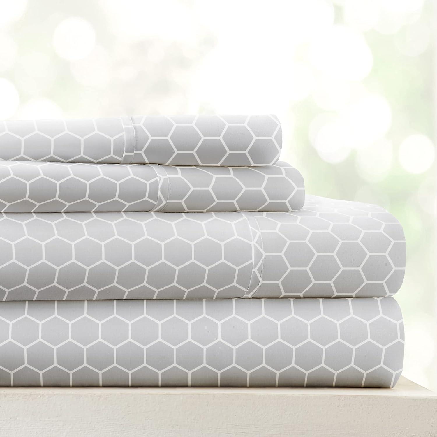 Simply Soft™ Honeycomb Pattern Microfiber Sheet Set