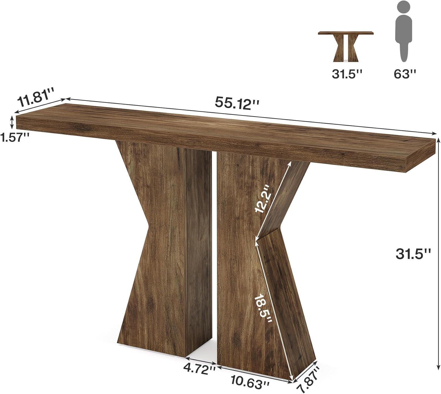 Millwood Pines 55 Inch Console Table