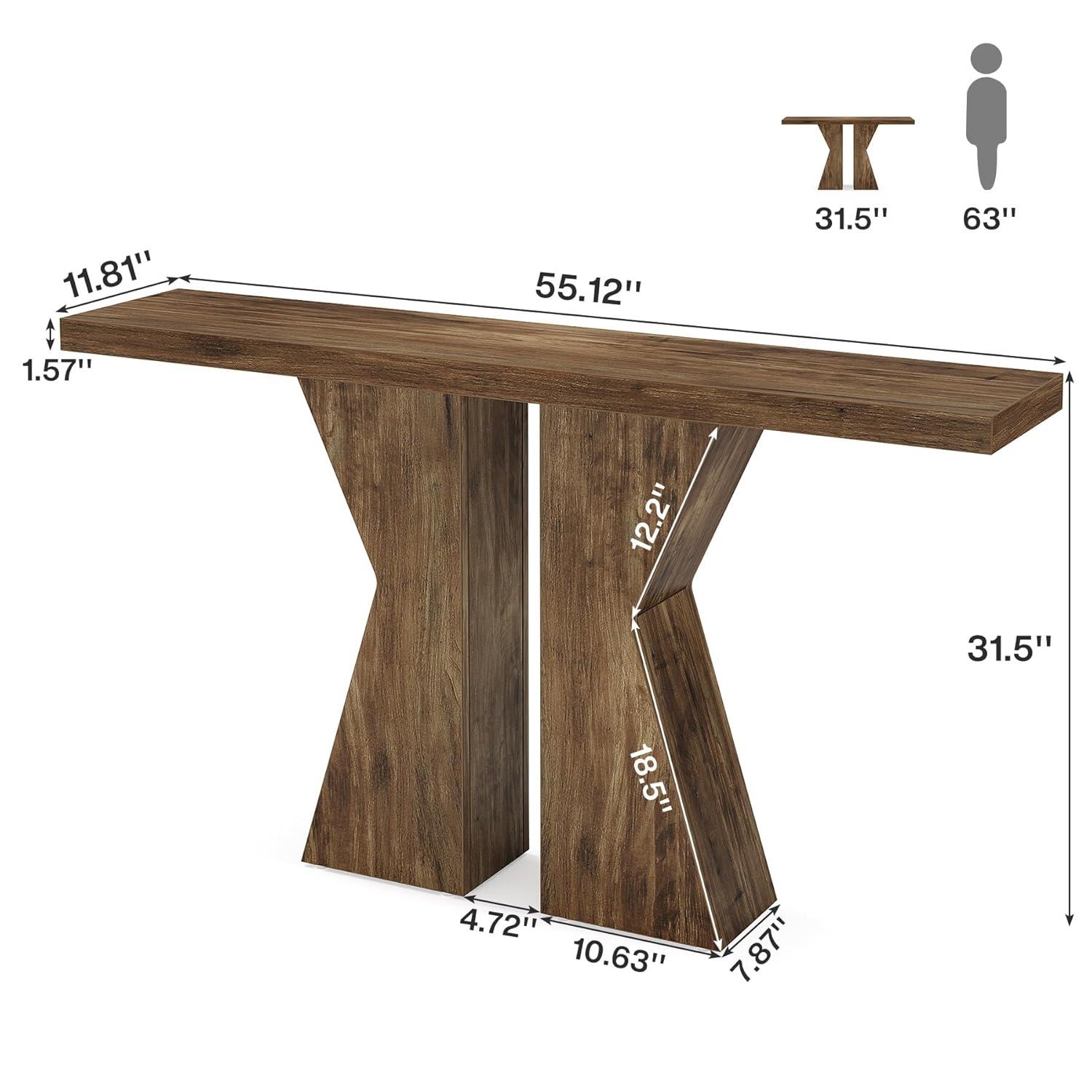 Millwood Pines 55 Inch Console Table