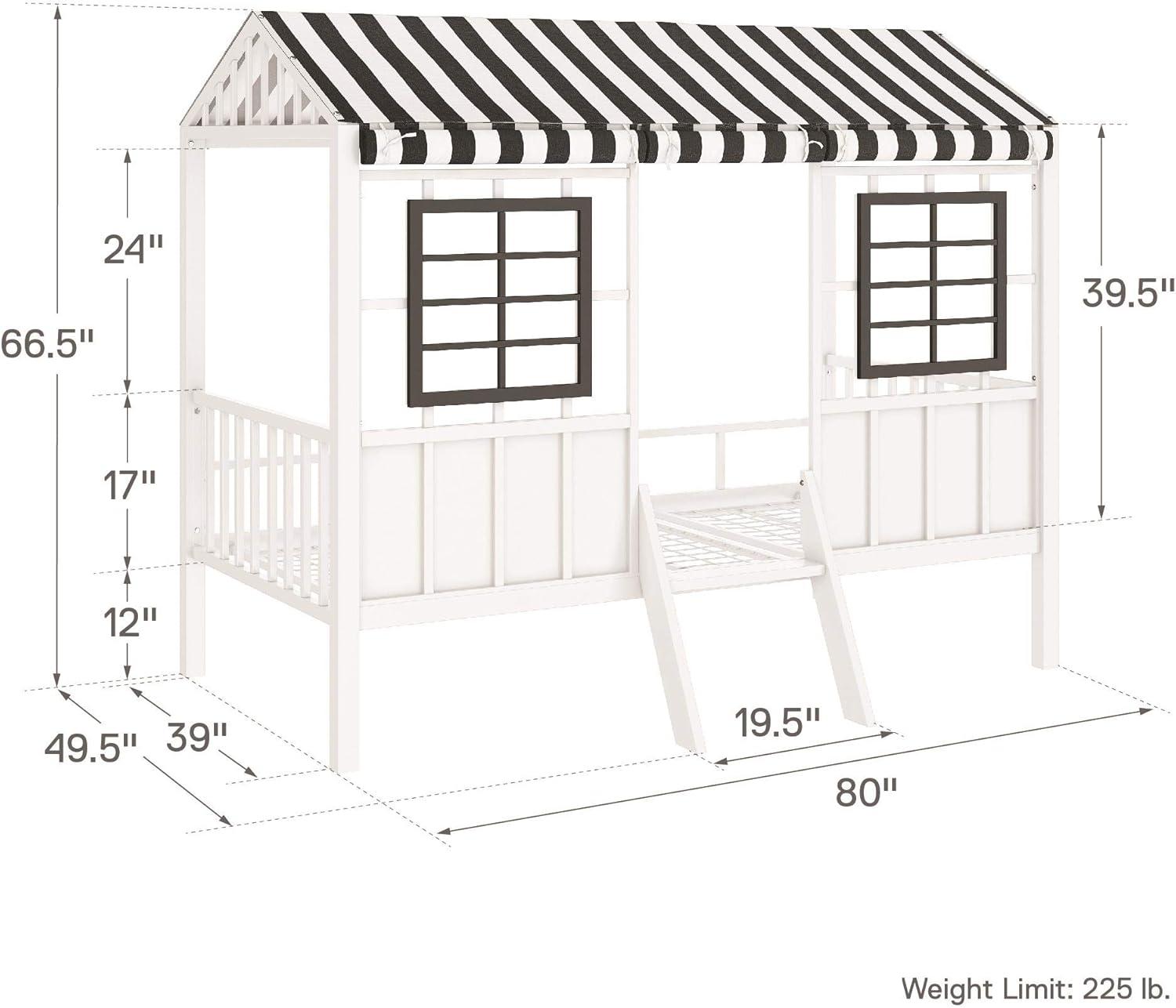 Rowan Valley Forest Metal Twin Loft Bed