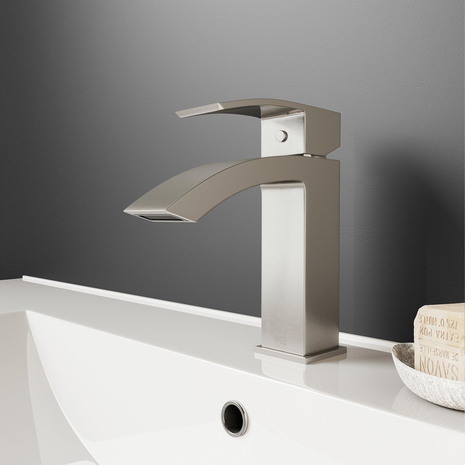 Satro 7" H Single Handle Single Hole Bathroom Faucet