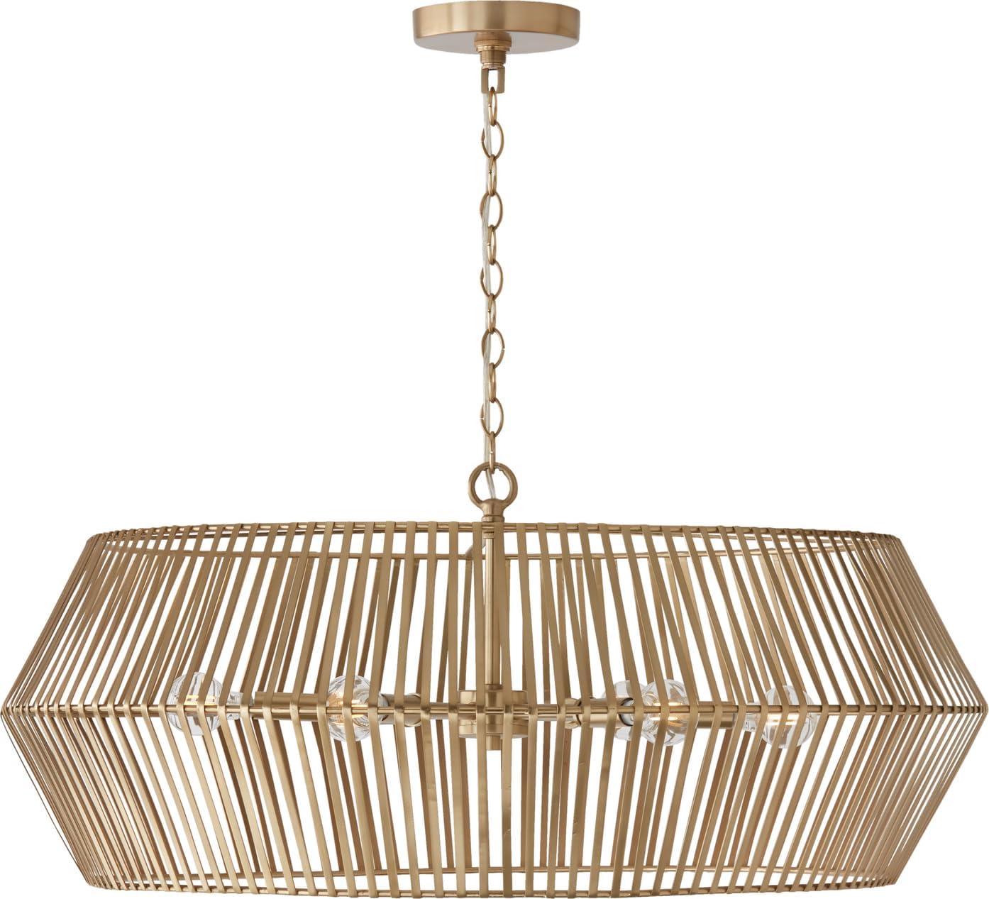 Kaiya 6 - Light Dimmable Cage Chandelier
