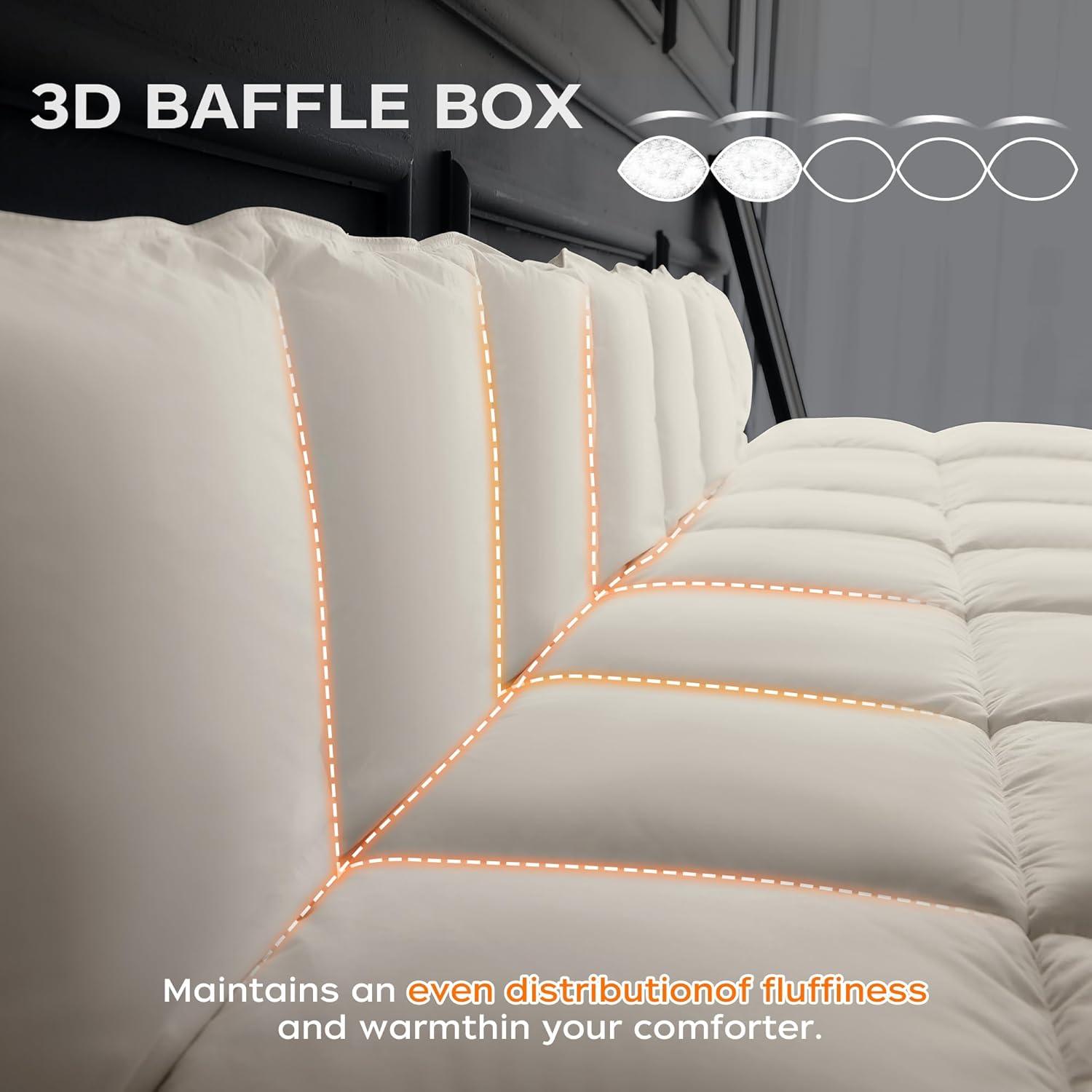 Peace Nest Heavyweight Kintzel Down Fibre Duvet 1 Inch Gusset & Reviews | Wayfair