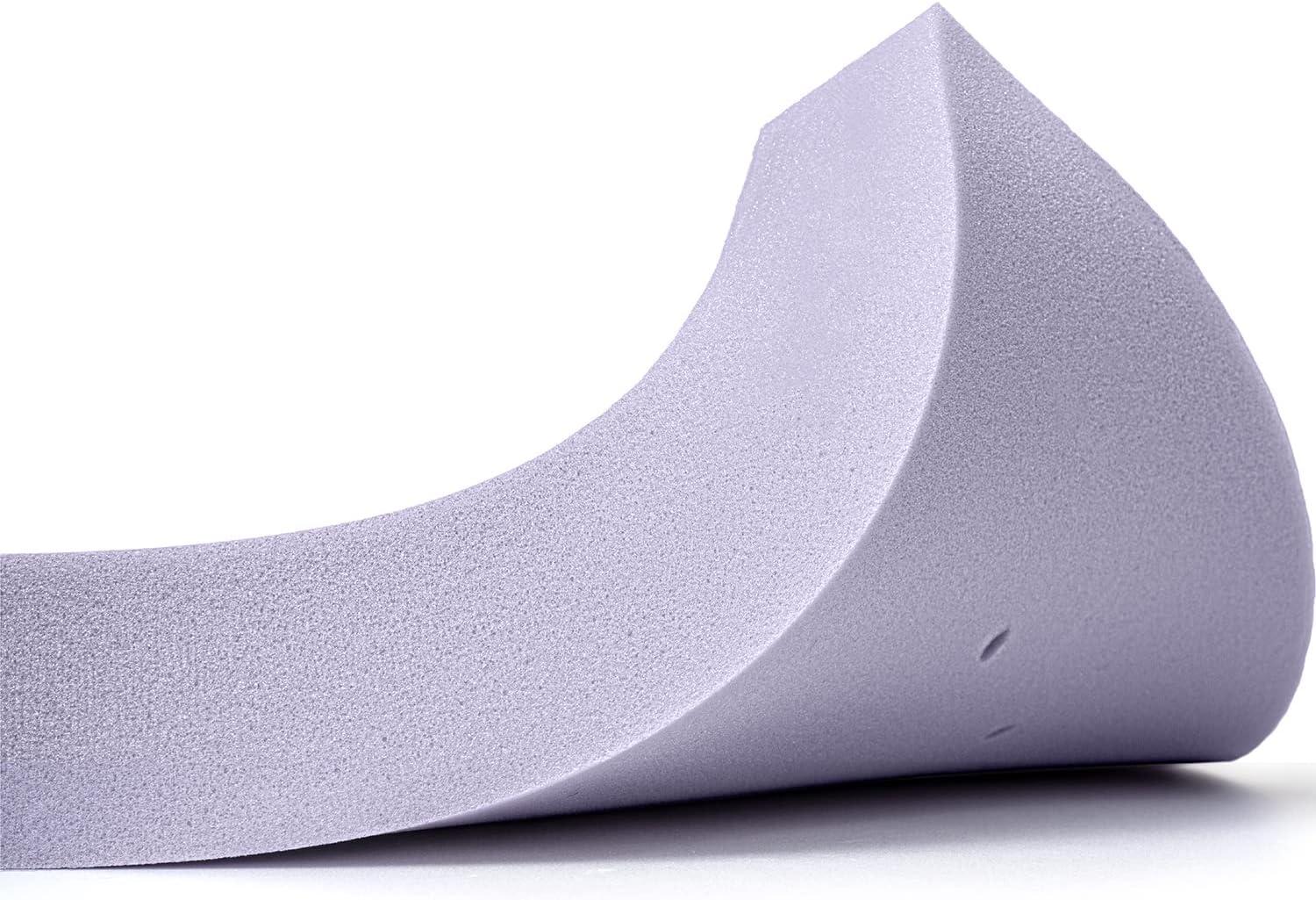 Deco Home 3-Inch Memory Foam Mattress Topper with Lavender Infused Scent