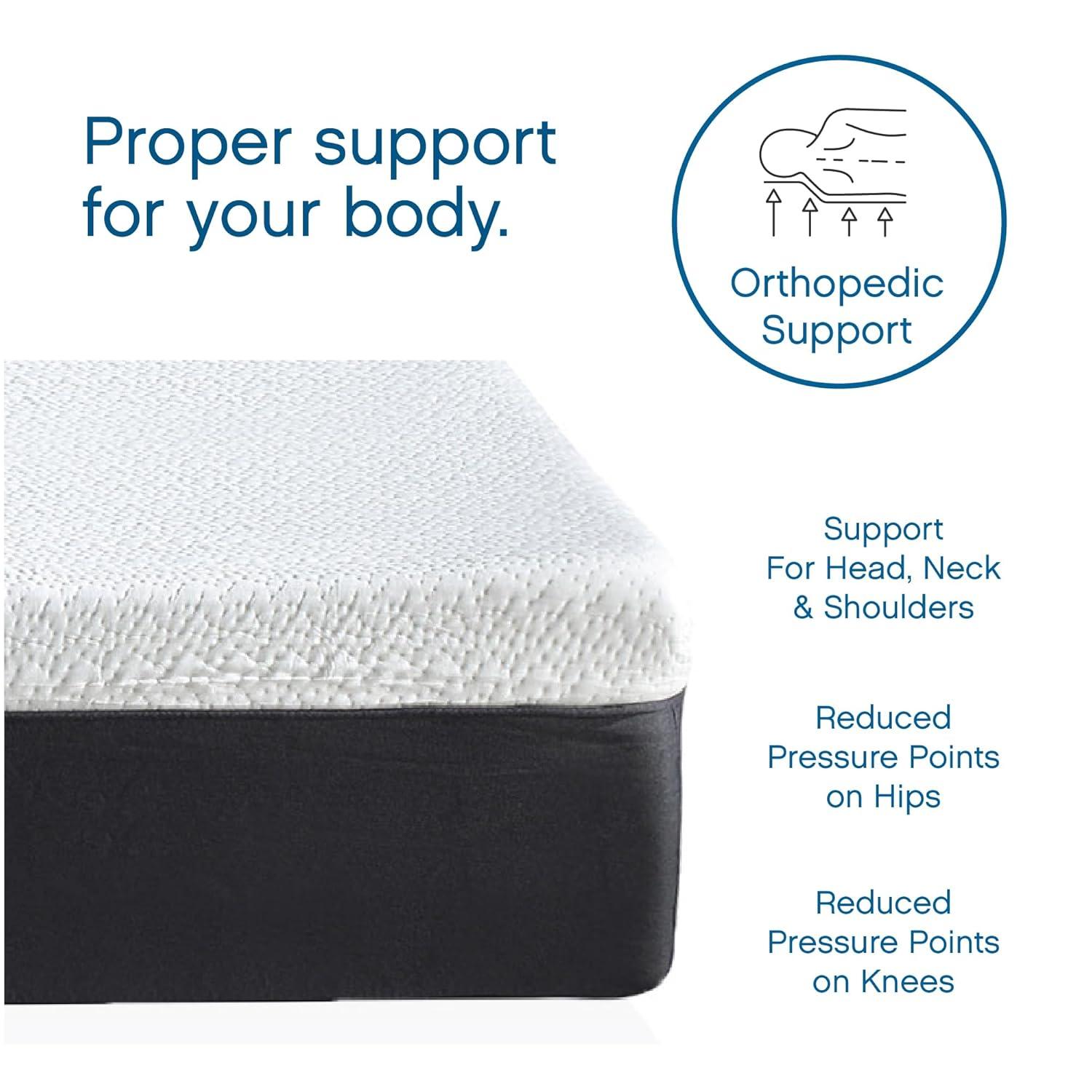 Classic Brands 12" Medium Cool Gel Memory Foam Mattress