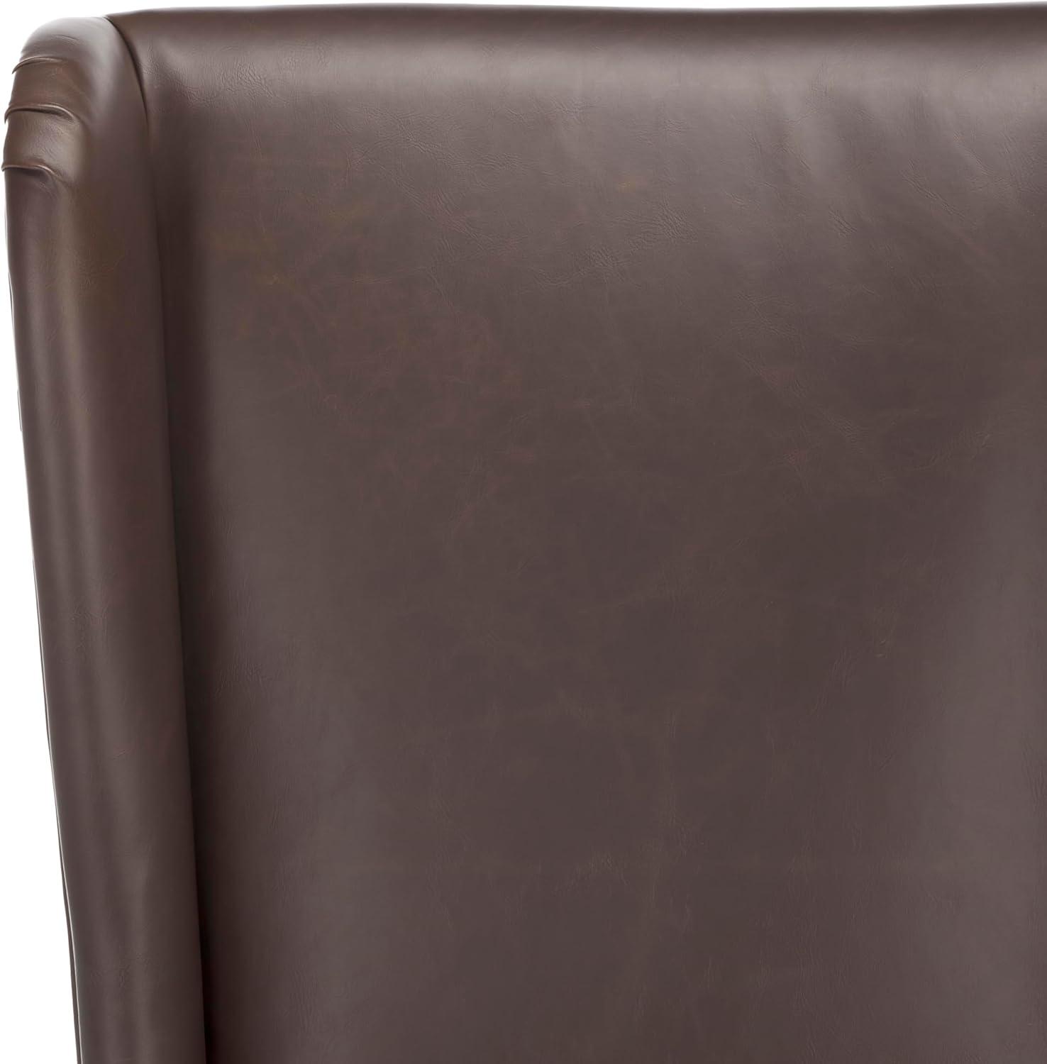 Bacall 20" H Dining Chair - MCR4501 - Antique Brown - Safavieh Couture