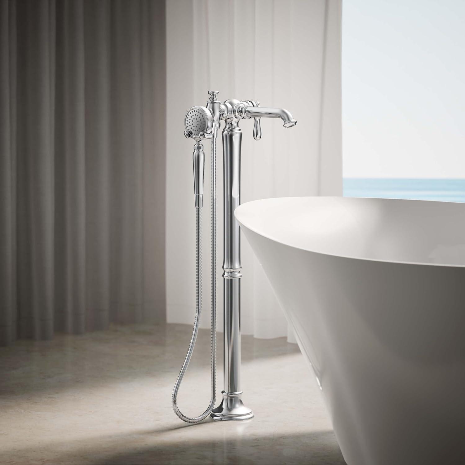 Artifacts® Single Handle Floor Mounted Clawfoot Tub Faucet