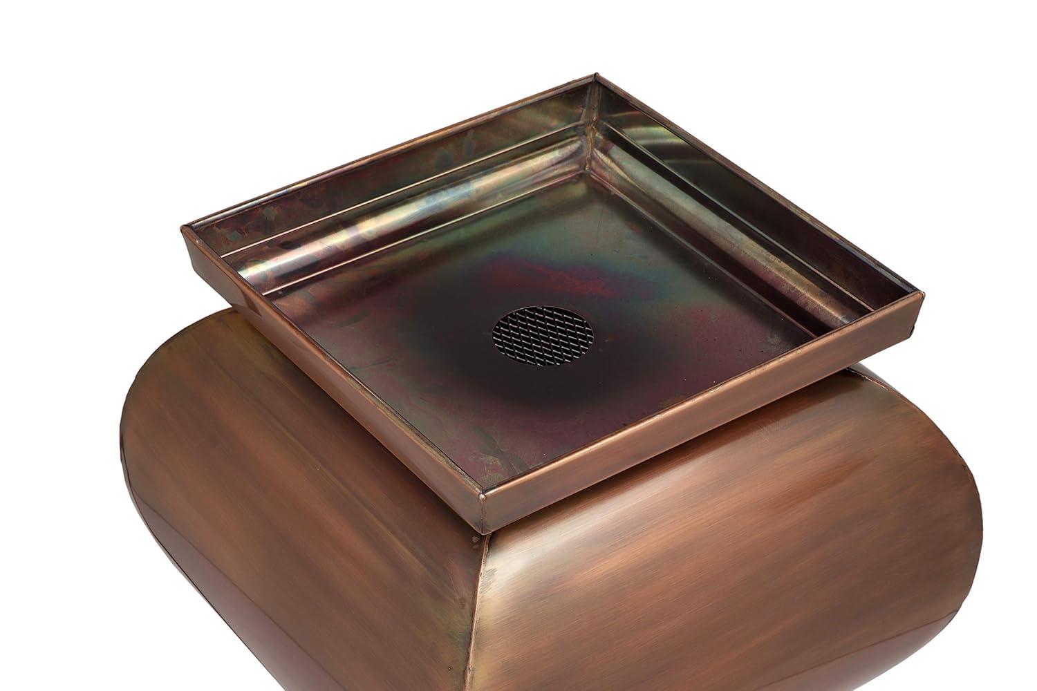 H Potter Tall Planter Large Outdoor Copper Decorative Planters Indoor Flower Garden Urn