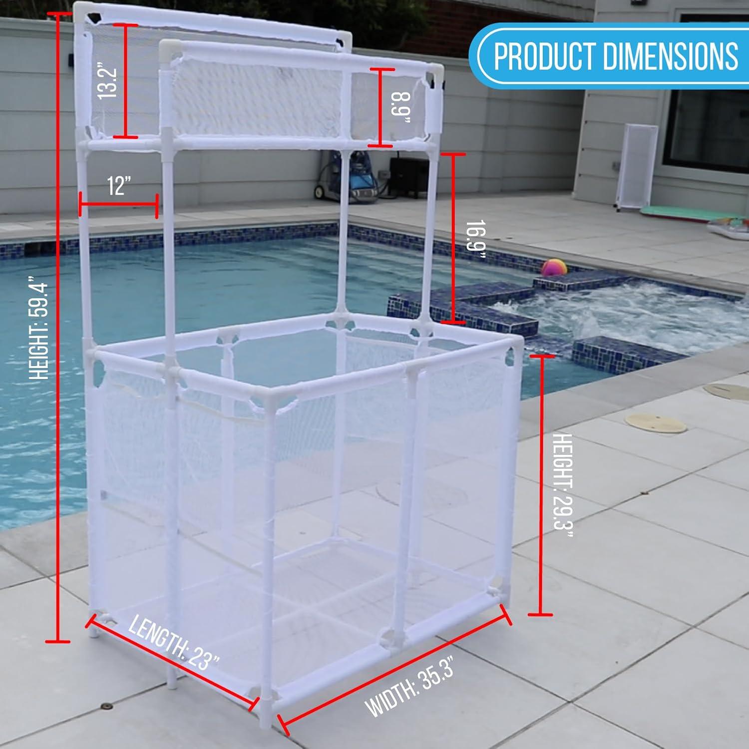 Essentially Yours Essentially Yours 37'' W 0 Gallons Water Resistant Plastic Deck Box with Wheels
