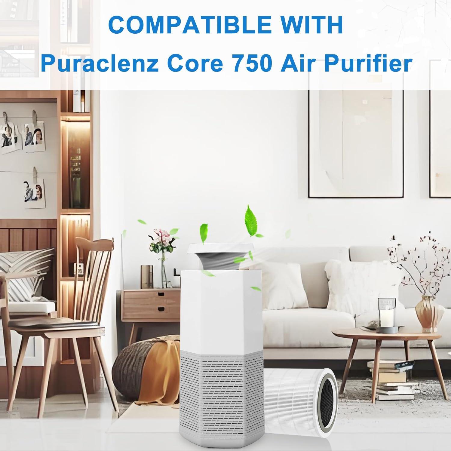 White H13 True HEPA Air Purifier Replacement Filter