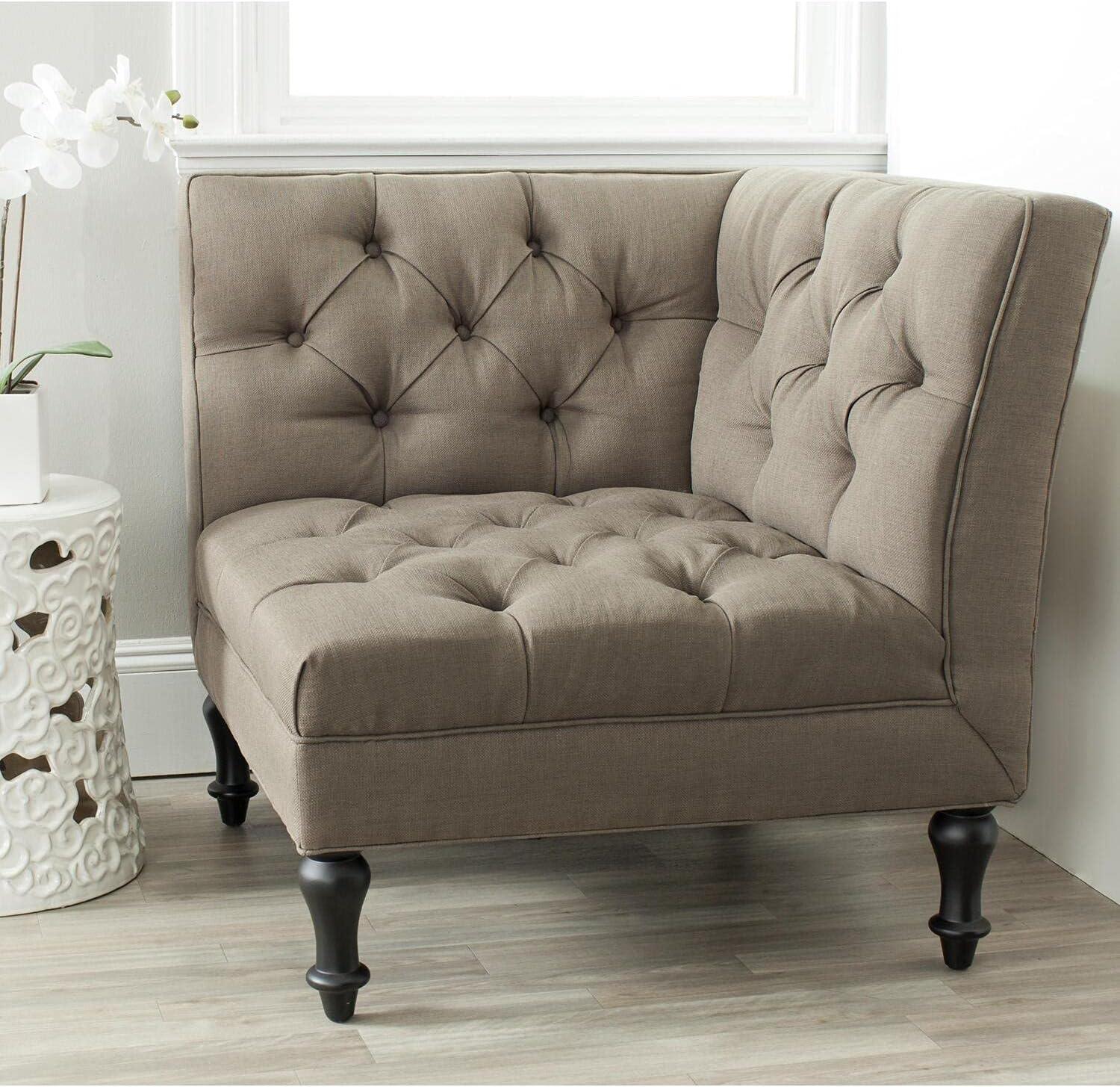 Jack Tufted Corner Chair  - Safavieh