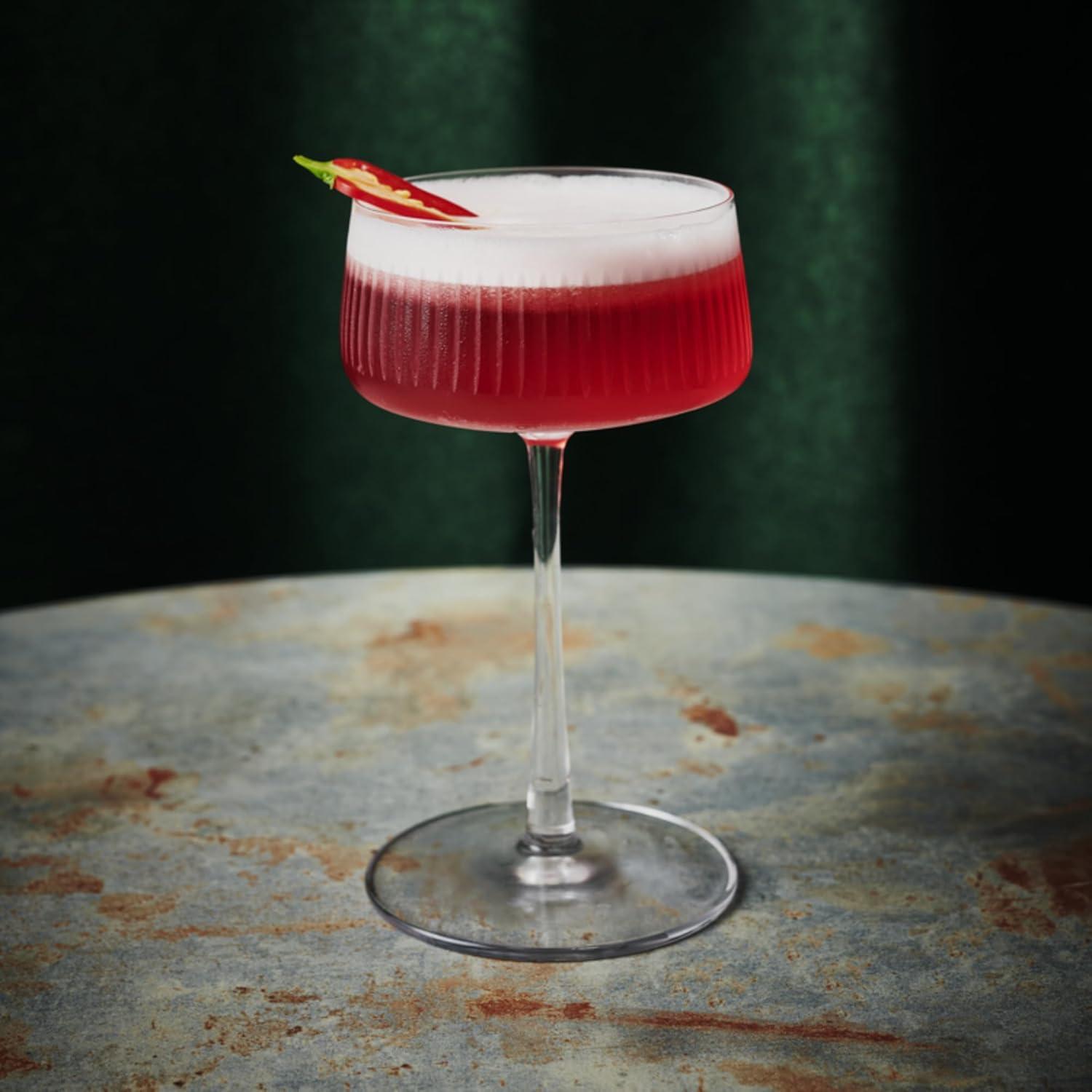 Stölzle Lausitz Soho 9.25 oz Champagne Coupe Glass - Set of 6, Dishwasher Safe Elegant Glassware for Celebrations & Cocktails - Ideal for Gifting & Entertaining for Home & Restaurant Use