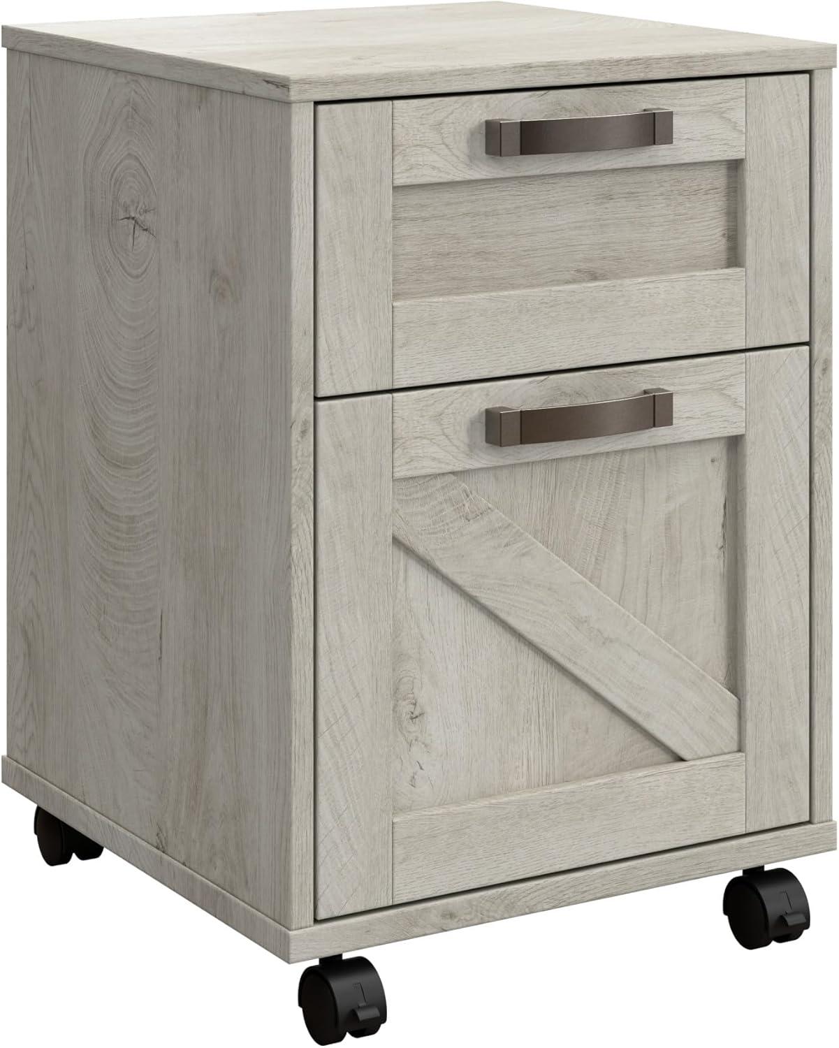 Cowden 16"W 2 -Drawer Mobile Vertical Filing Cabinet
