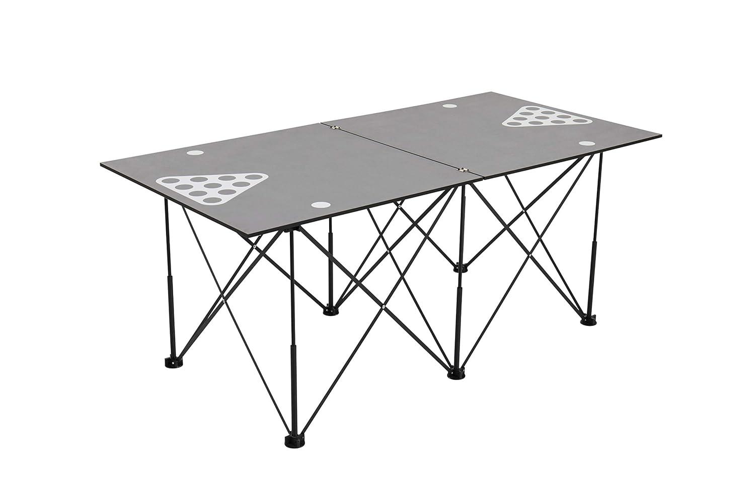 Ping-Pong Pop up Foldable Indoor Table Tennis Table with Paddles and Balls (19mm Thick)