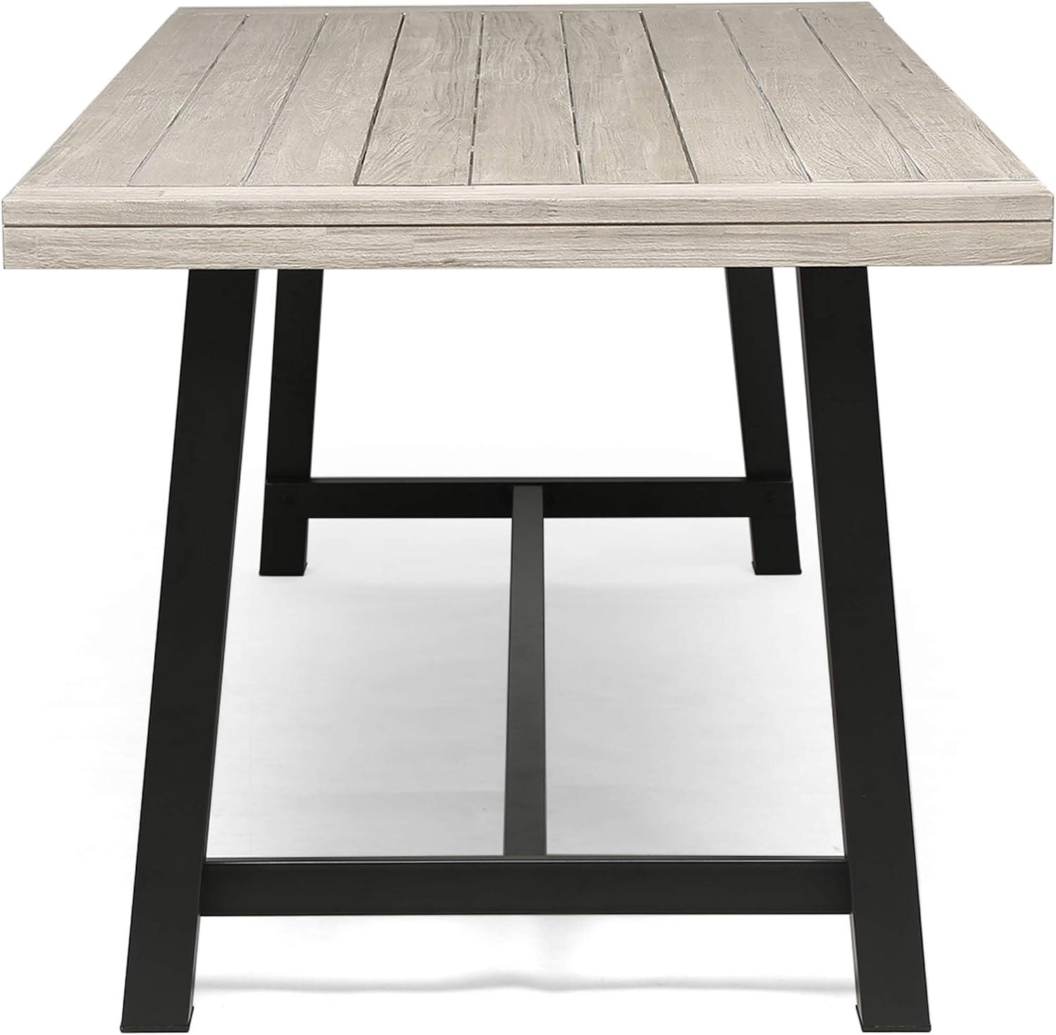 Beau Outdoor Eight Seater Wooden Dining Table