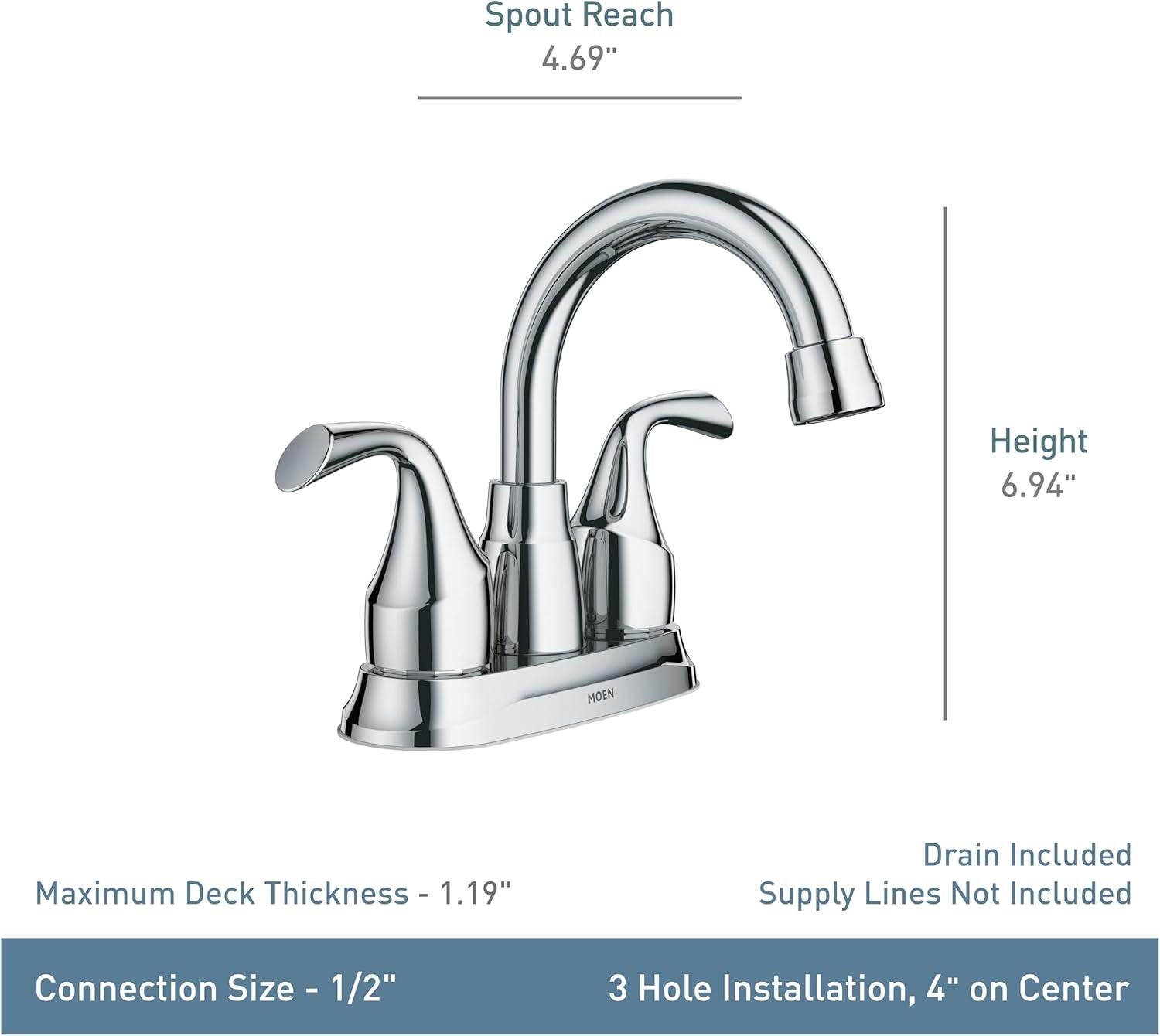 Idora Centerset Bathroom Faucet with Drain Assembly
