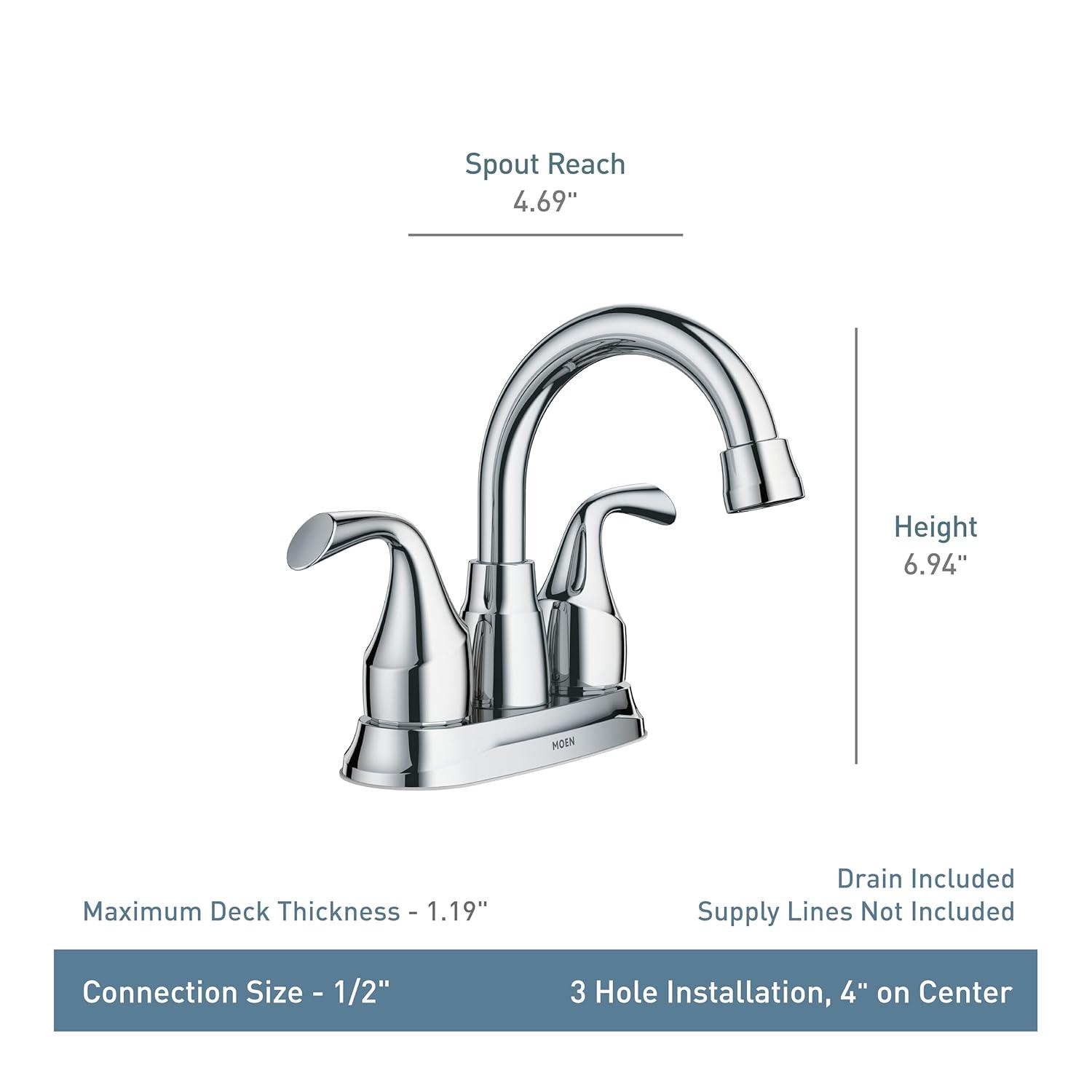 Idora Centerset Bathroom Faucet with Drain Assembly