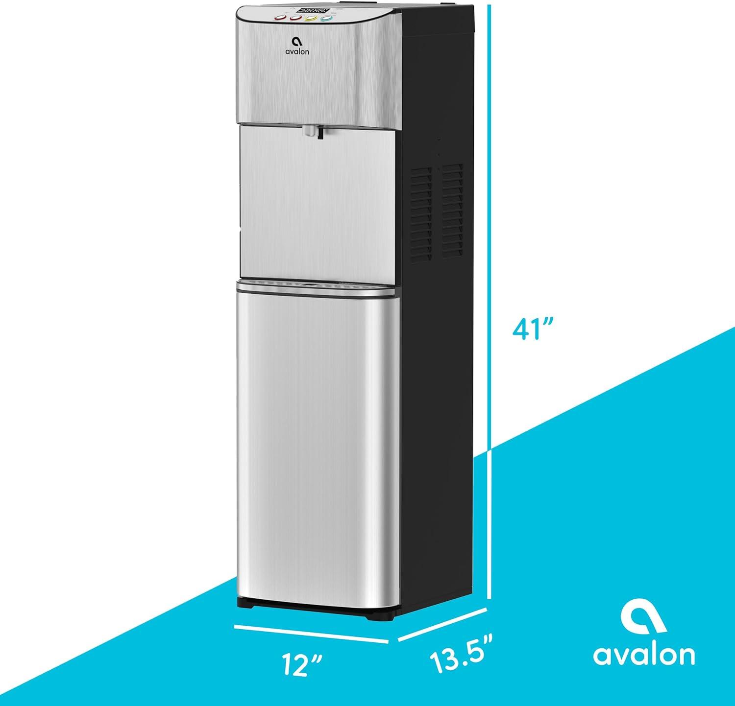 Avalon Electric Bottleless Water Cooler and Dispenser - Black