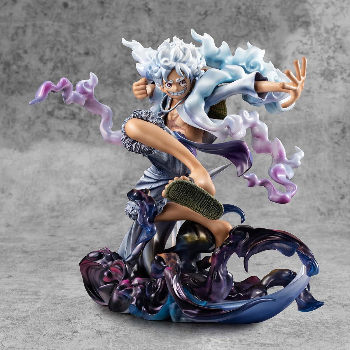 MegaHouse One Piece: Monkey D. Luffy Gear Five Wa-Maximum Portrait of Pirates (P.O.P.) PVC Figure