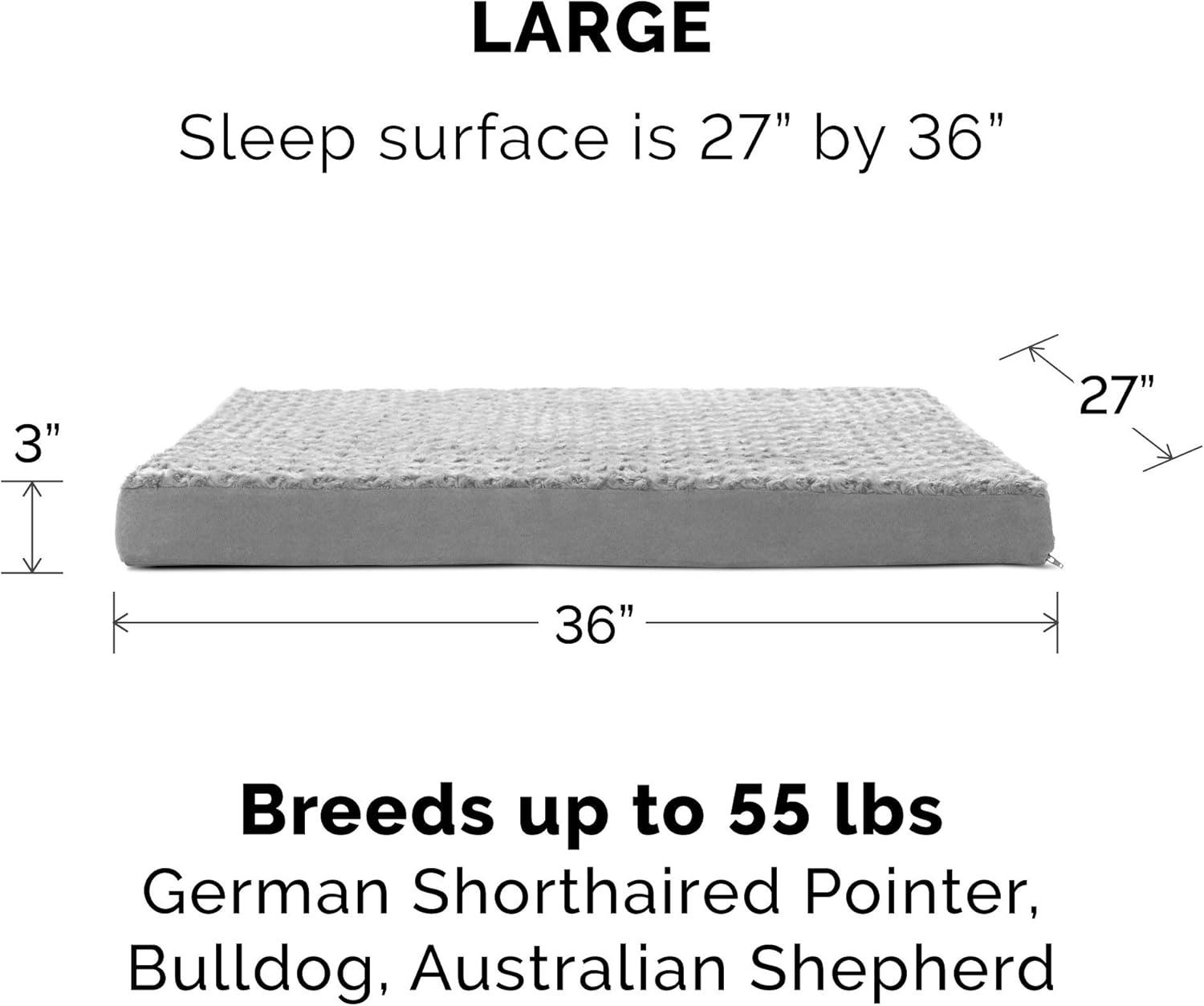 Ultra Plush Deluxe Orthopedic Foam Pet Bed Pillow