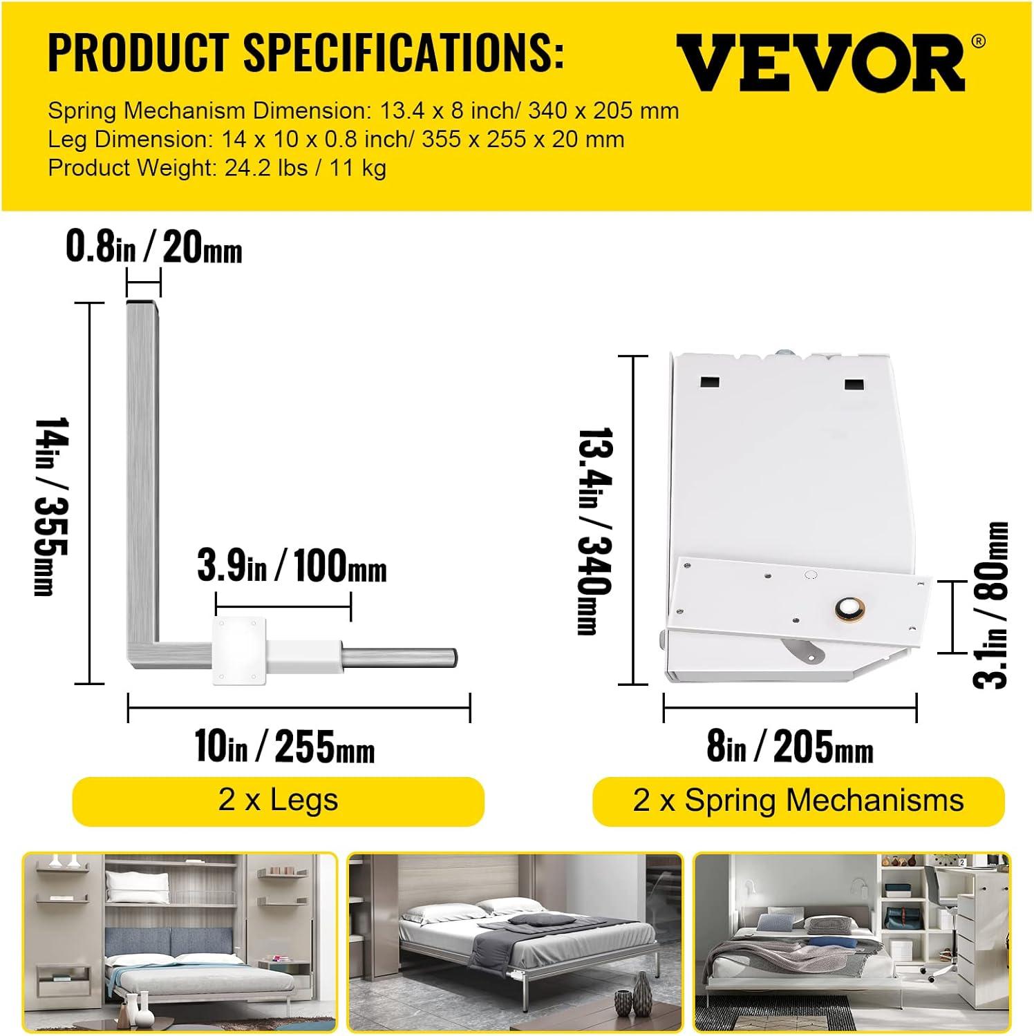 VEVOR Murphy Link Spring (Set of 2)