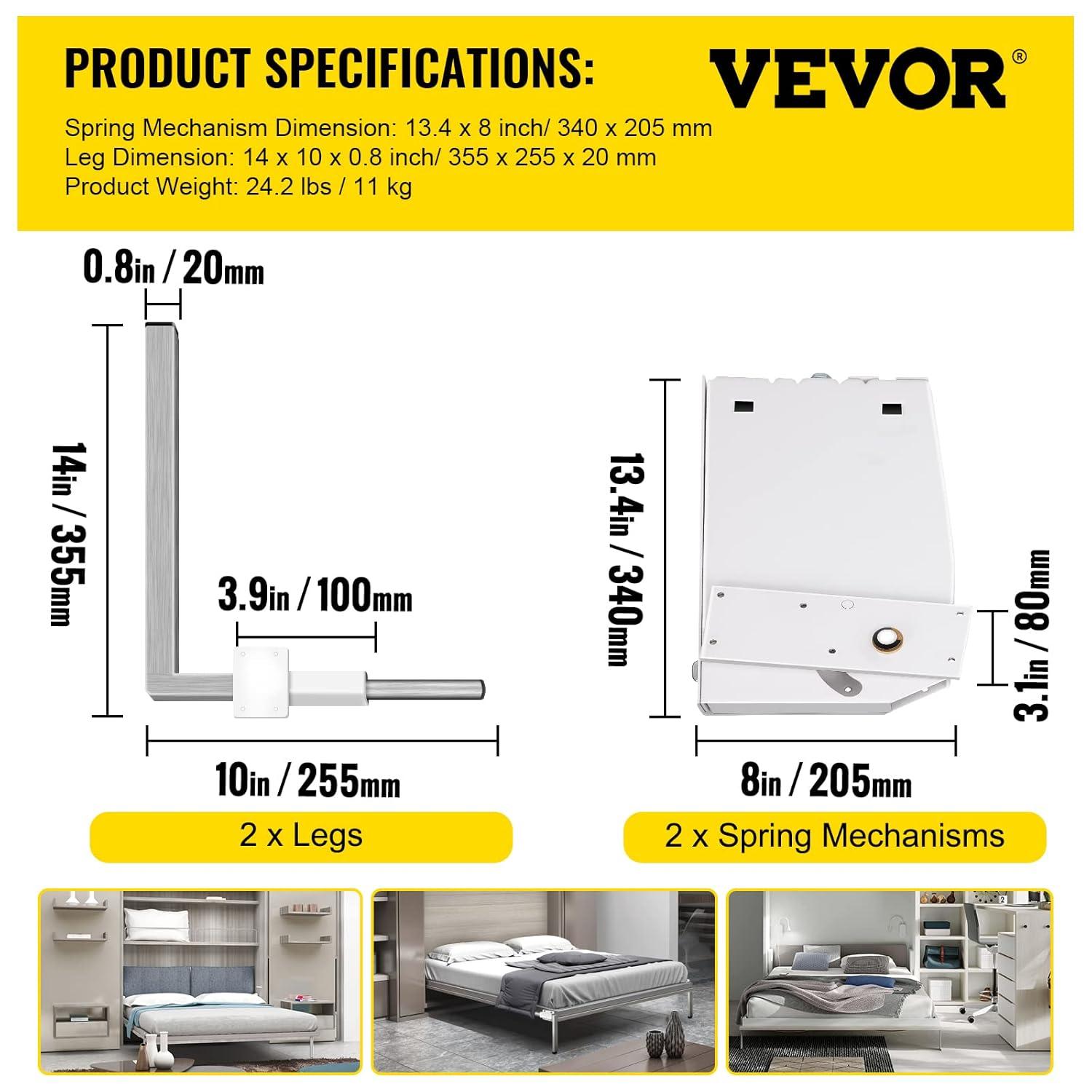 VEVOR Murphy Link Spring (Set of 2)