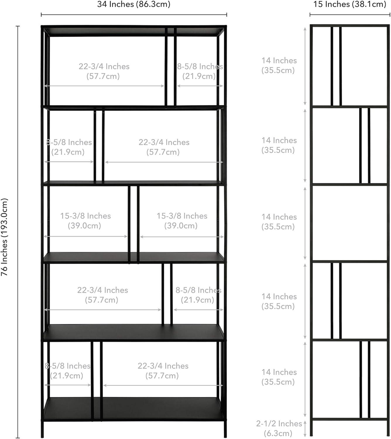 Knight Standard Etagere Bookcase