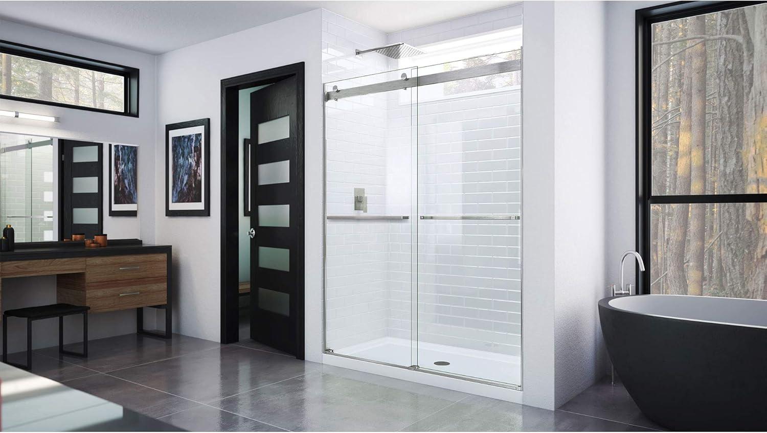 Essence 44" W x 76" H Frameless with ClearMax Technology Shower Door