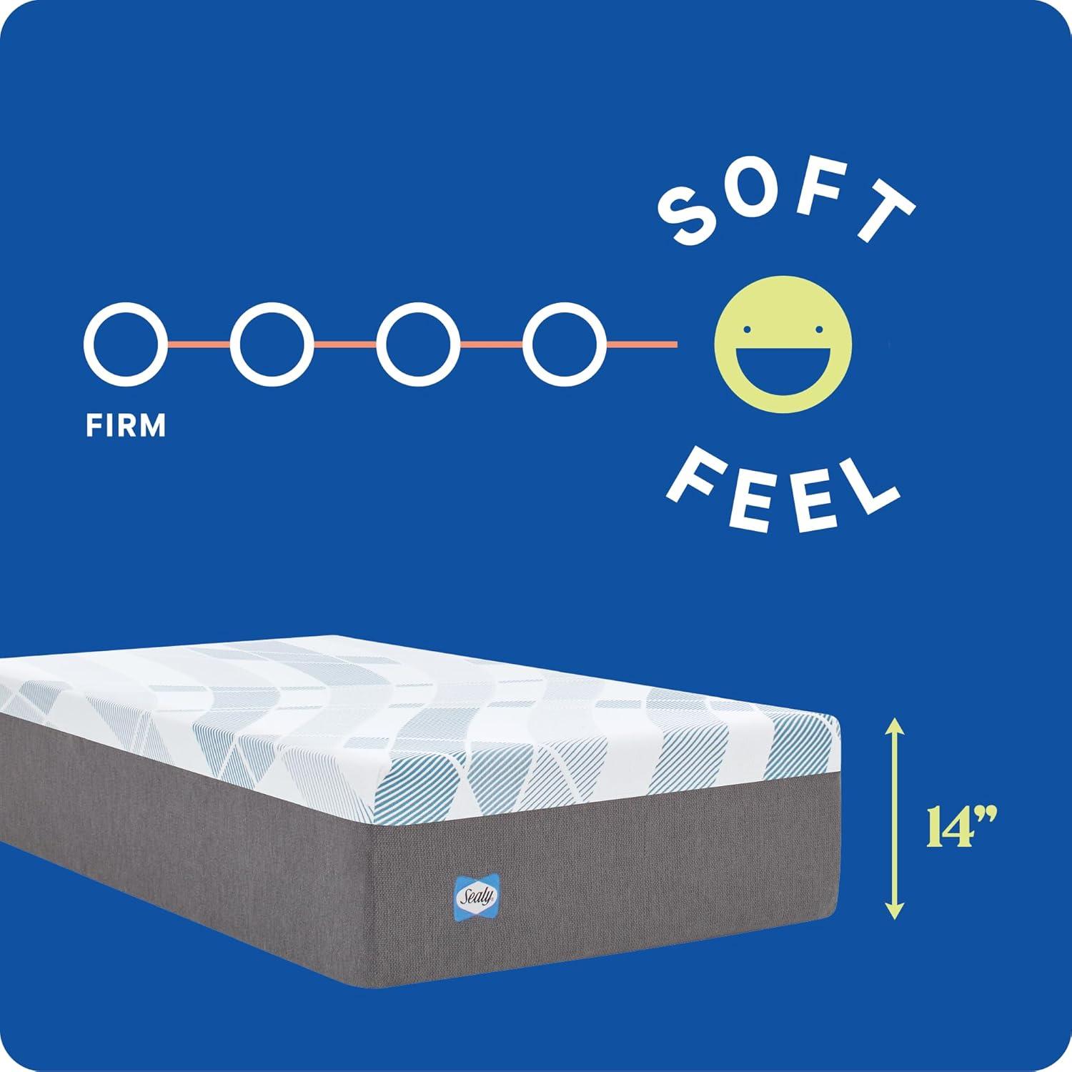 Sealy Sealy Dreamlife 14” Plush Hybrid Mattress-in-a-Box