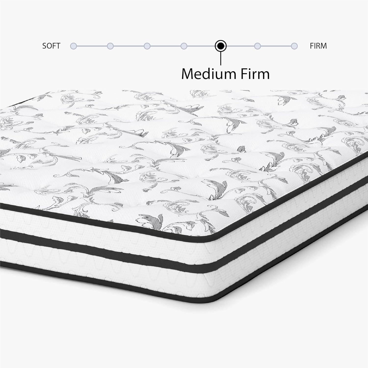 Signature Design by Ashley Hybrid 1400 Queen Mattress, White