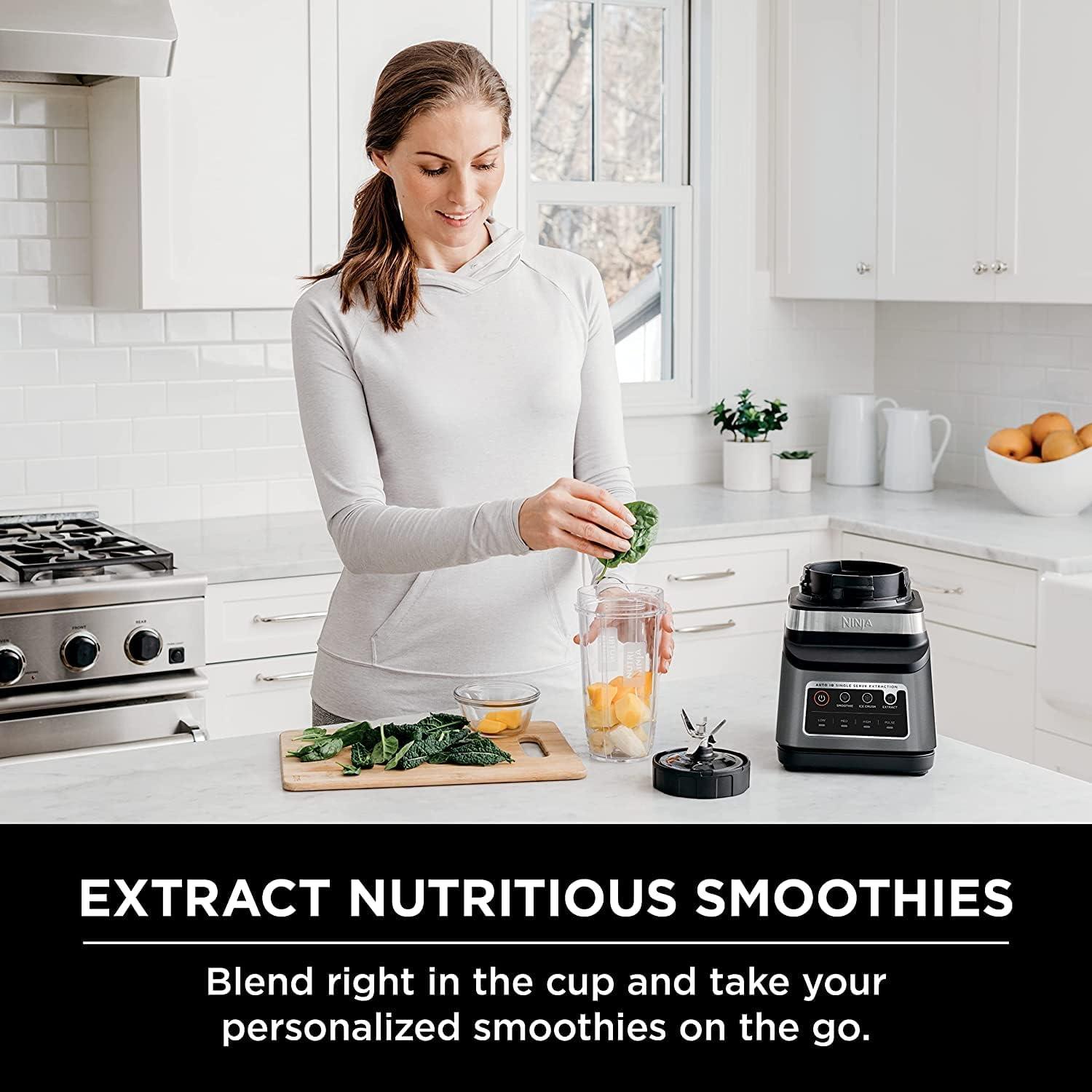 Ninja Ninja® Professional Plus Blender DUO® with 3 Auto-iQ® Programs for Smoothies, Frozen Drinks & Nutrient Extractions, 72 oz. Total Crushing Pitcher & (2) 24 oz. To-Go Cups