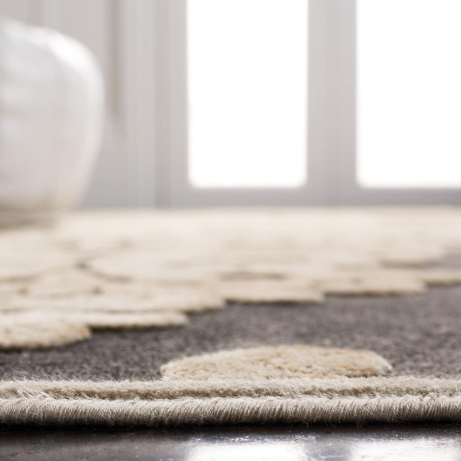 Paradise PAR390 Power Loomed Area Rug - Stone - 7'6"x10'6" - Safavieh.