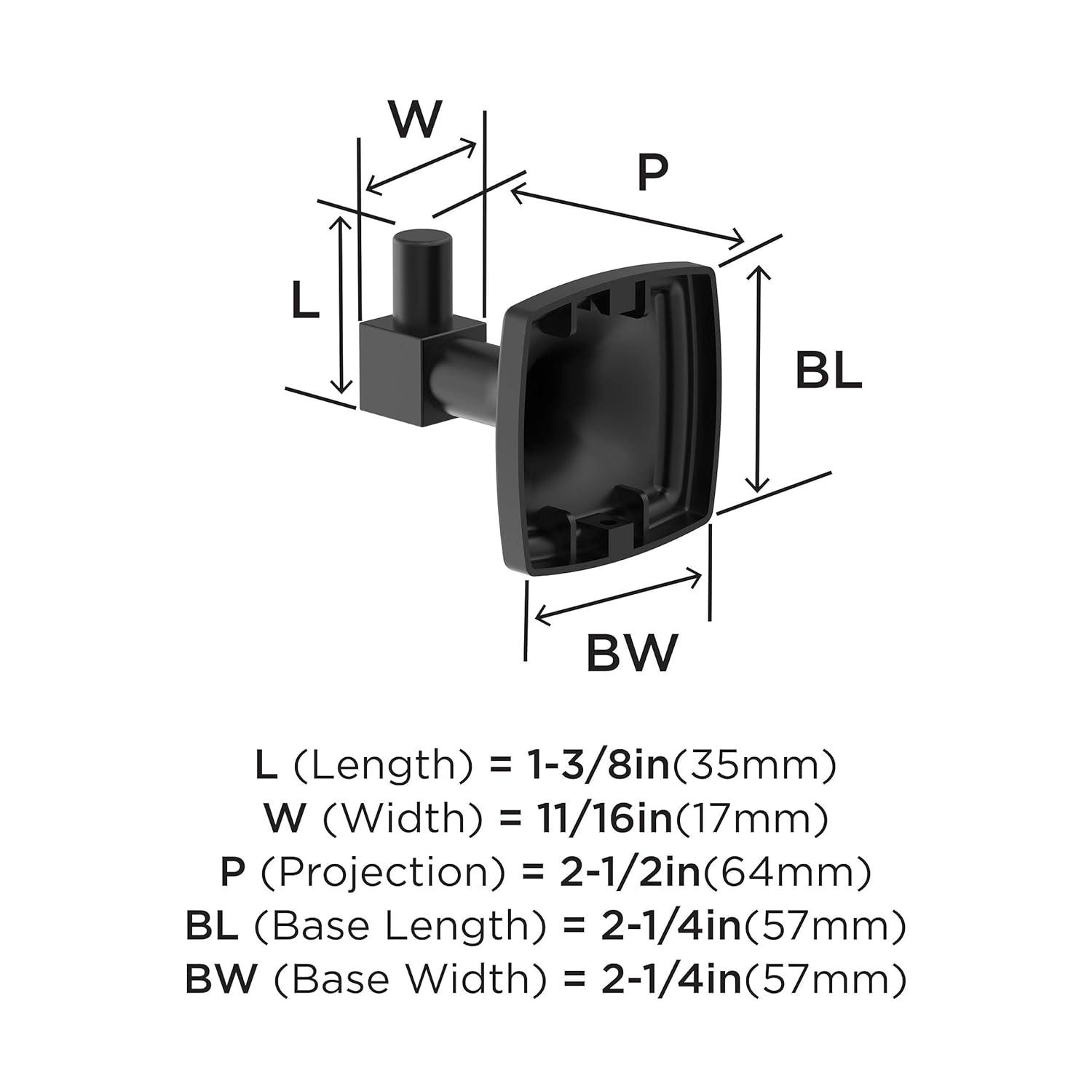 Stature Wall Mounted Robe Hook