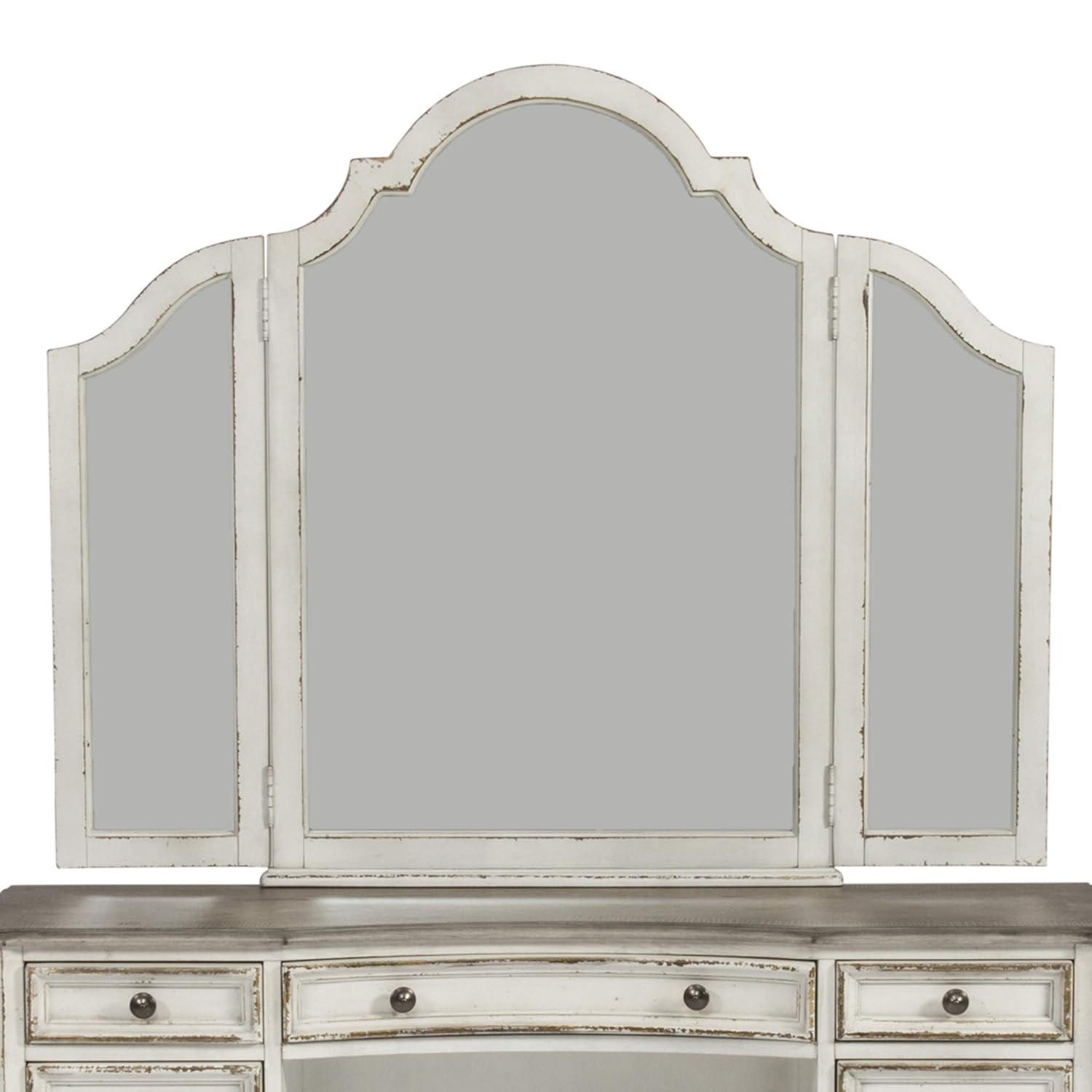 Liberty Furniture Industries Magnolia Manor Vanity Mirror, W48 x D2 x H39, White