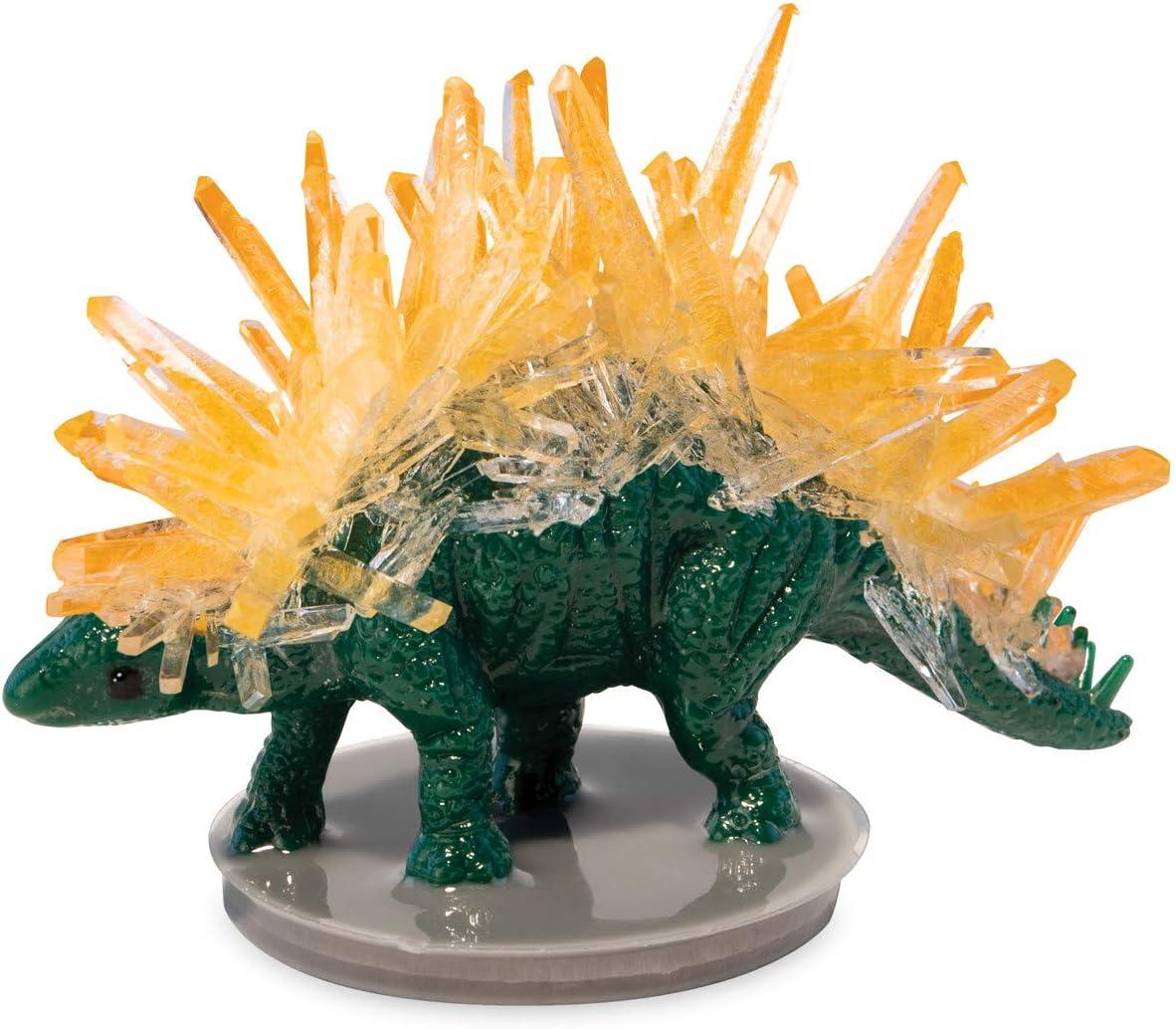 Colorful Crystal Growing Dinosaur Figurine Set - 3 Pack