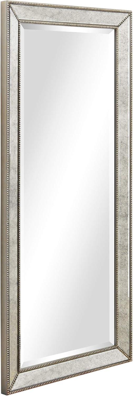 Empire Art Direct Champagne Bead Beveled Mirror, 24" x 54", Ready to Hang