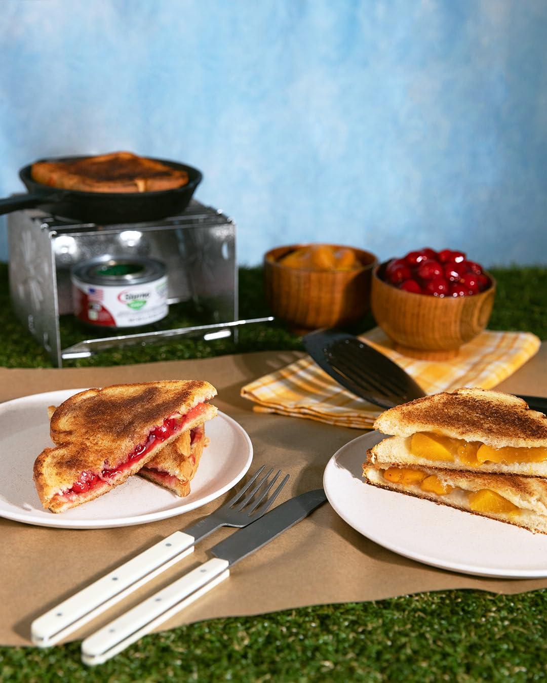 Sterno Foldable Single Burner Silver Gas Camping Stove - Pack of 2